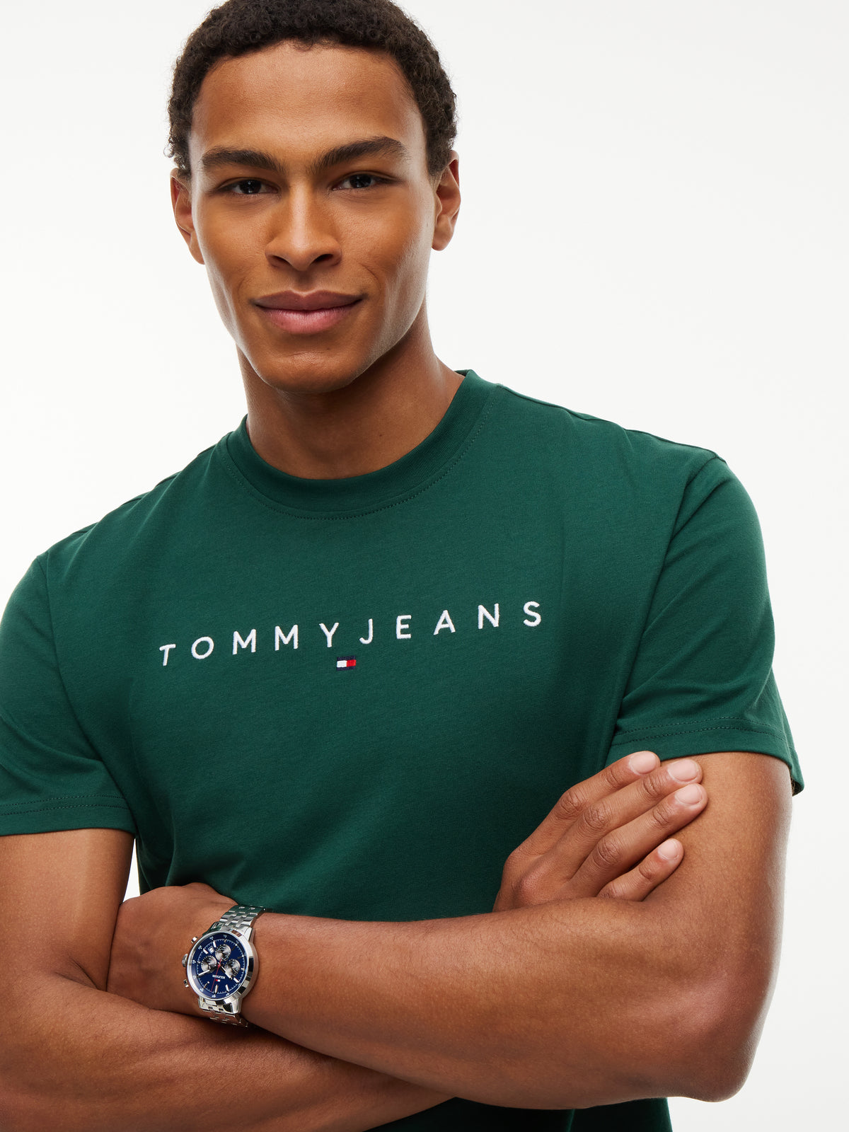 Tommy Jeans Linear Logo Jersey T-Shirt 20744