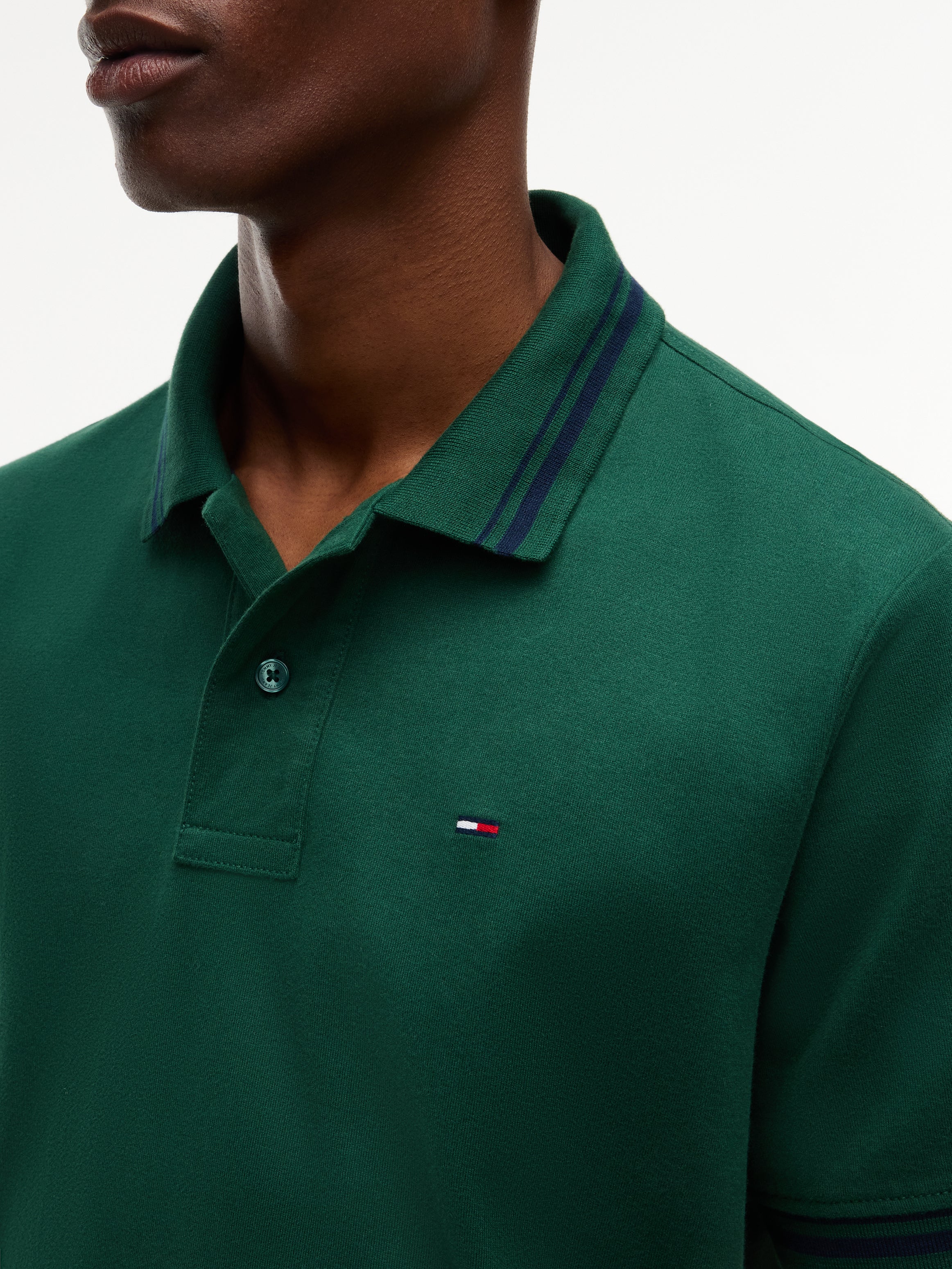 Tommy Jeans Flag Tipped Polo Shirt 22700