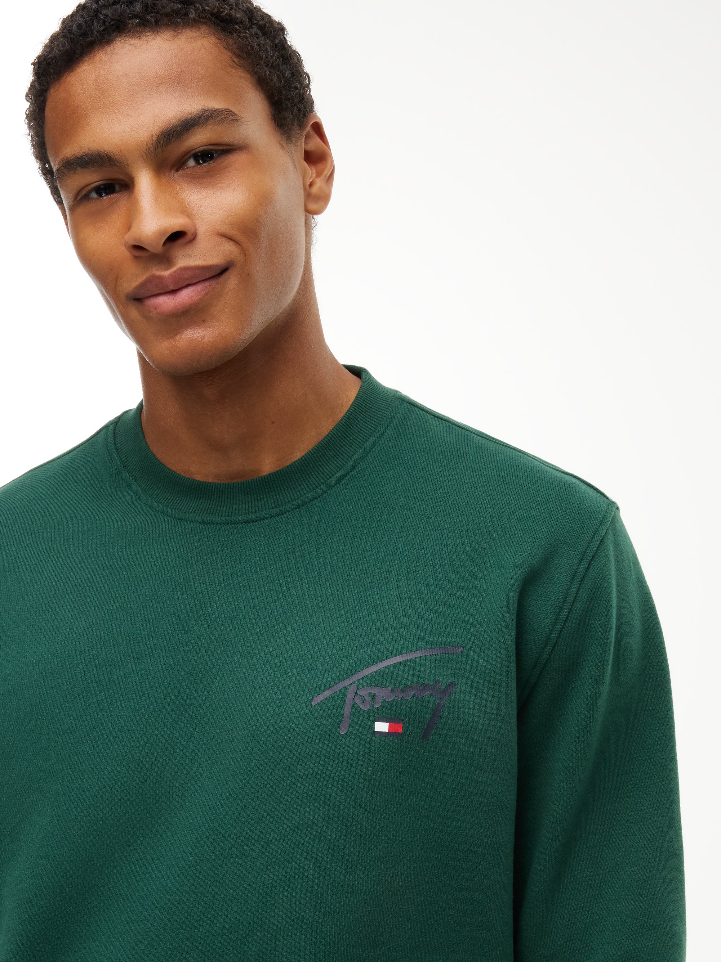 Tommy Jeans Signature Logo Crew Sweatshirt 23589