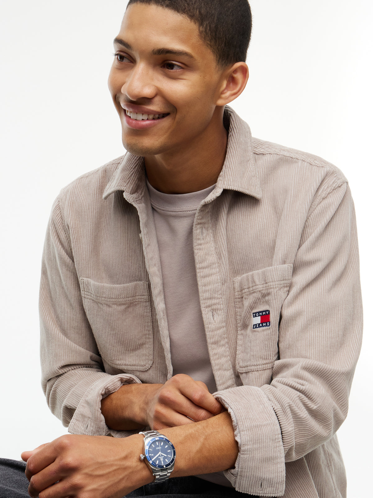 Tommy Jeans Patch Pocket Corduroy Shirt 23705