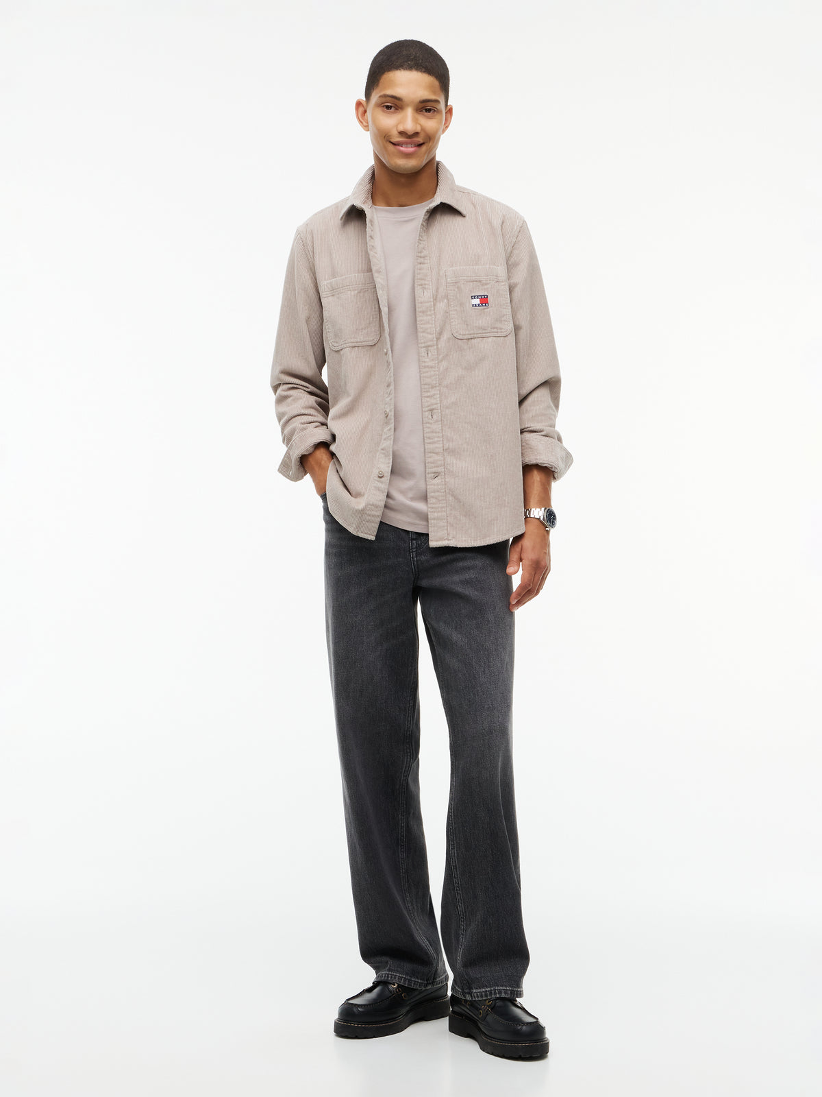 Tommy Jeans Patch Pocket Corduroy Shirt 23705