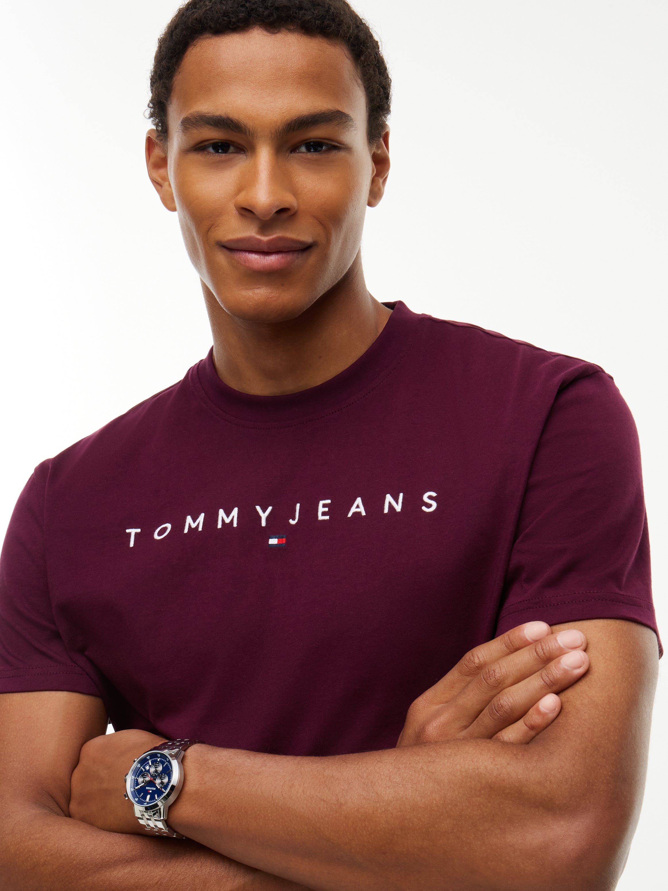 Tommy Jeans Linear Logo Jersey T-Shirt 20744