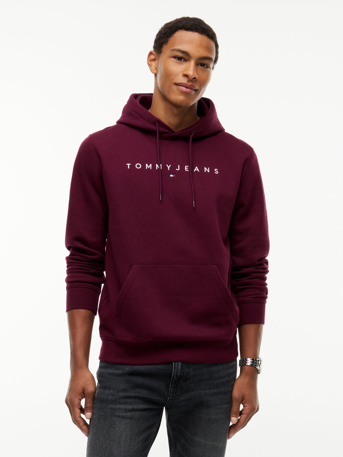 Tommy Jeans Linear Logo Pocket Hoodie 20746