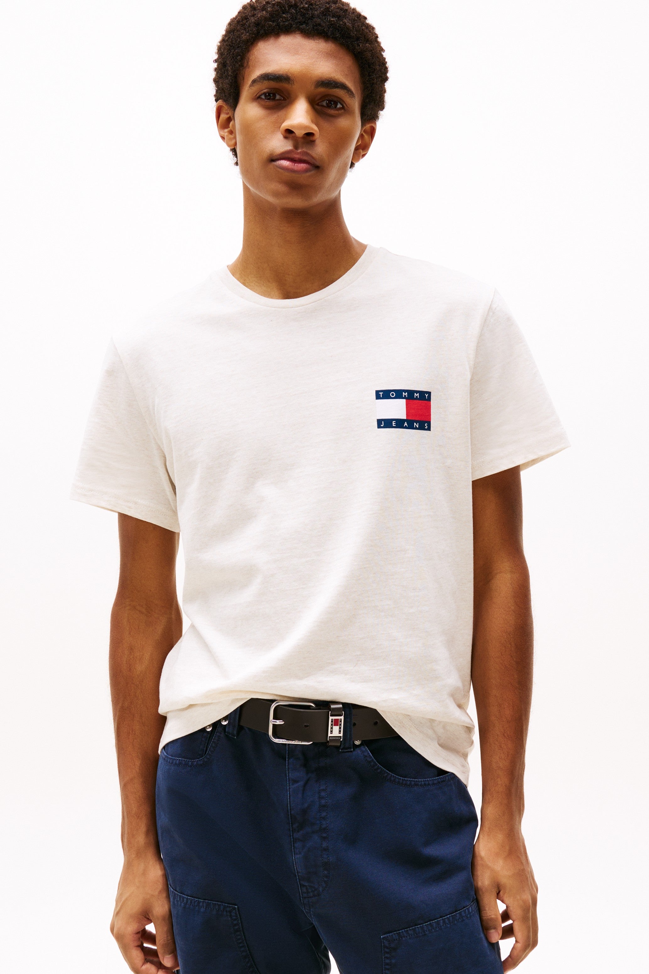 Tommy Jeans Slim Fit Flag Logo T-Shirt