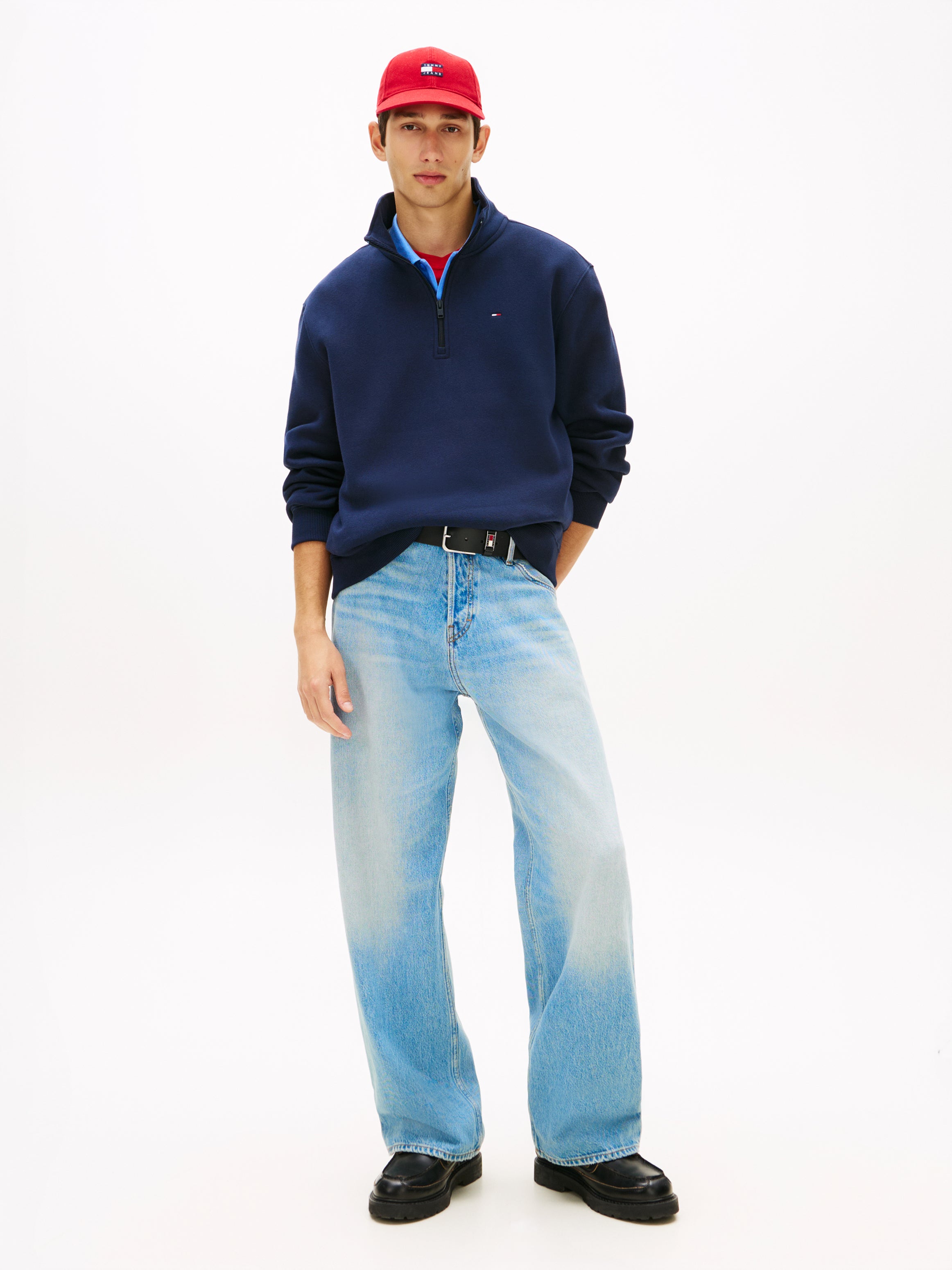 Tommy Jeans Regular Fleece 1/4 Zip Sweatshirt 20339