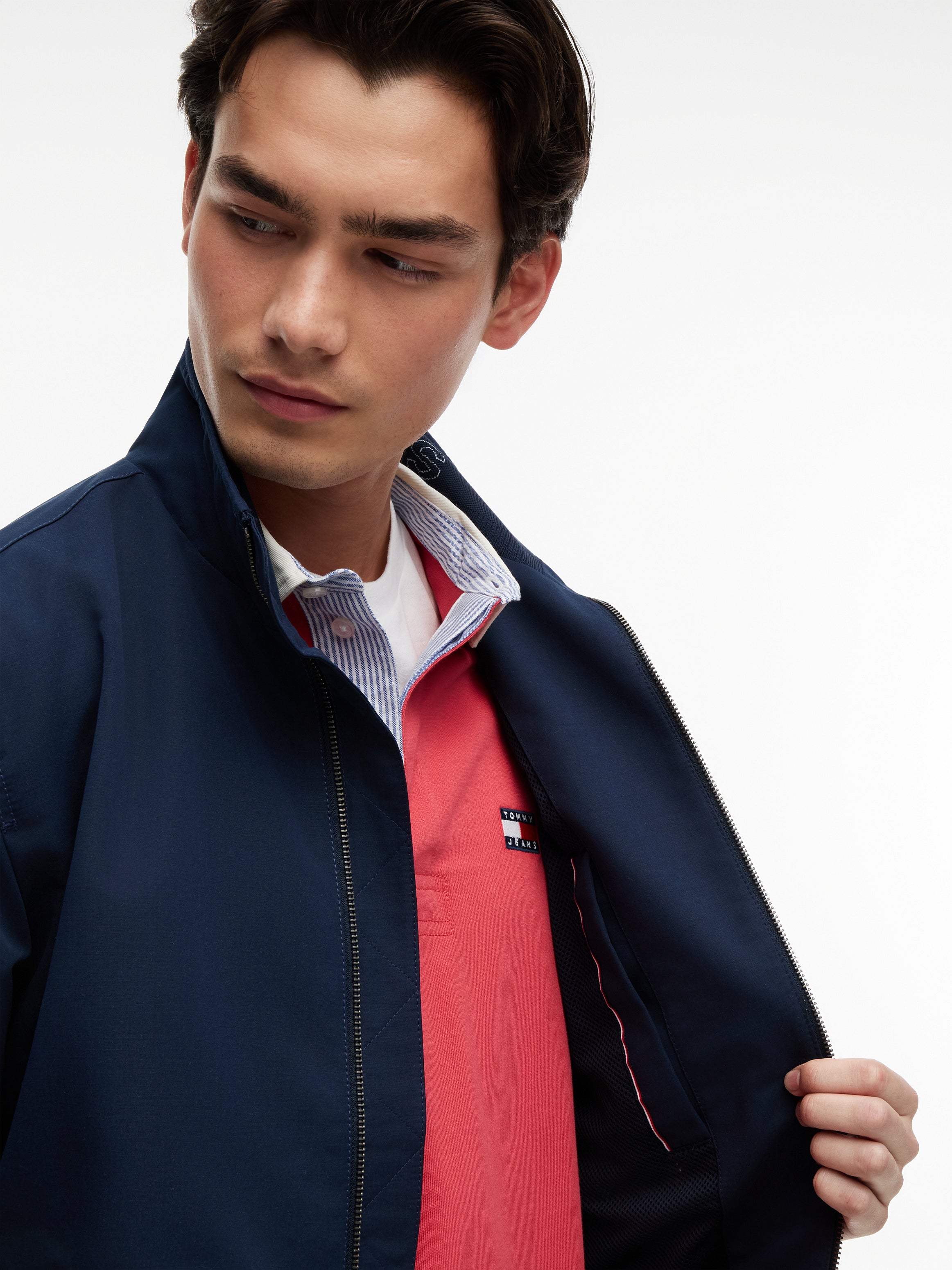 Tommy Jeans Collar Logo Zip-Thru Jacket 22720