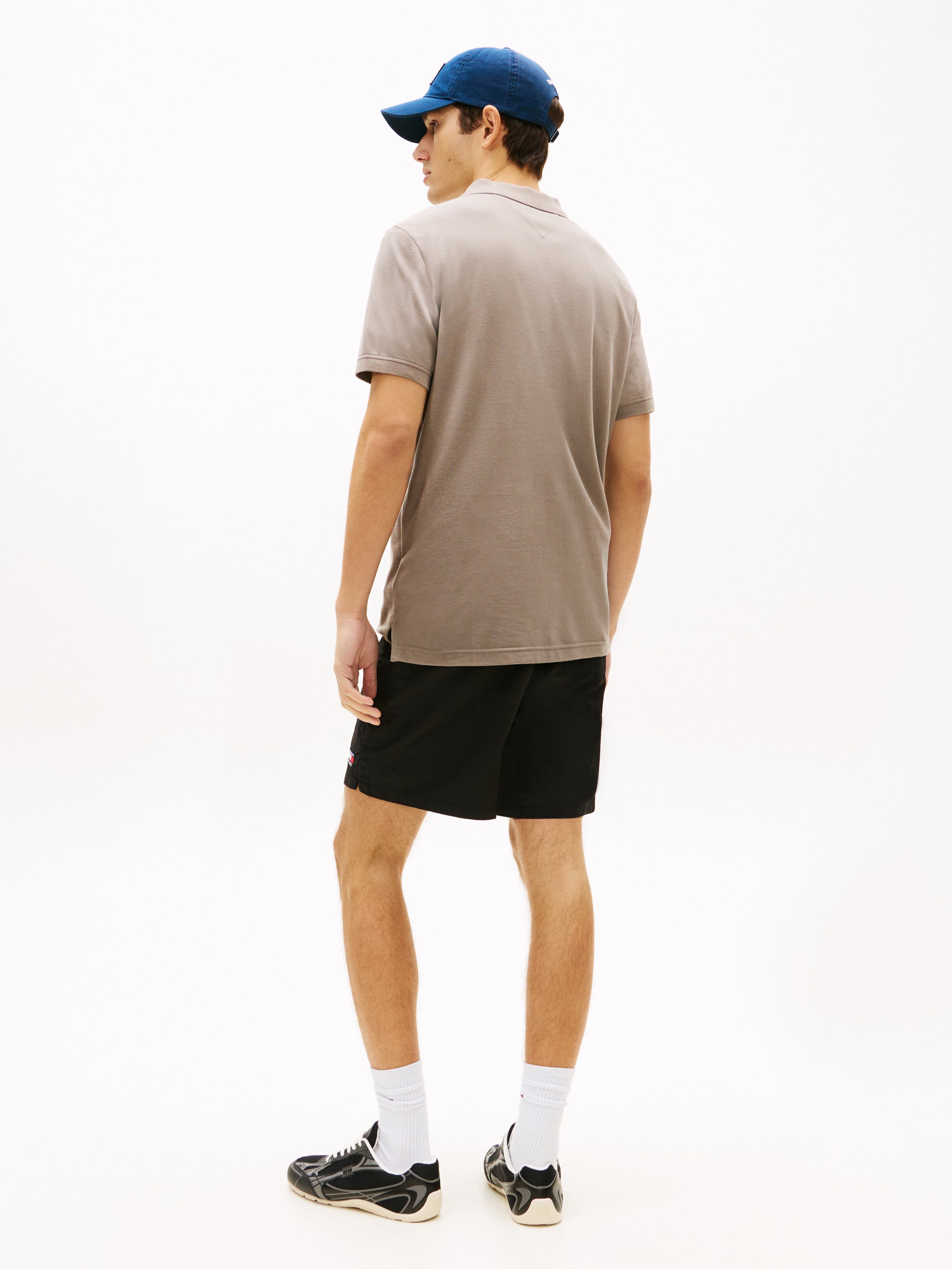 Tommy Jeans Slim Placket Flag Polo Shirt 20676