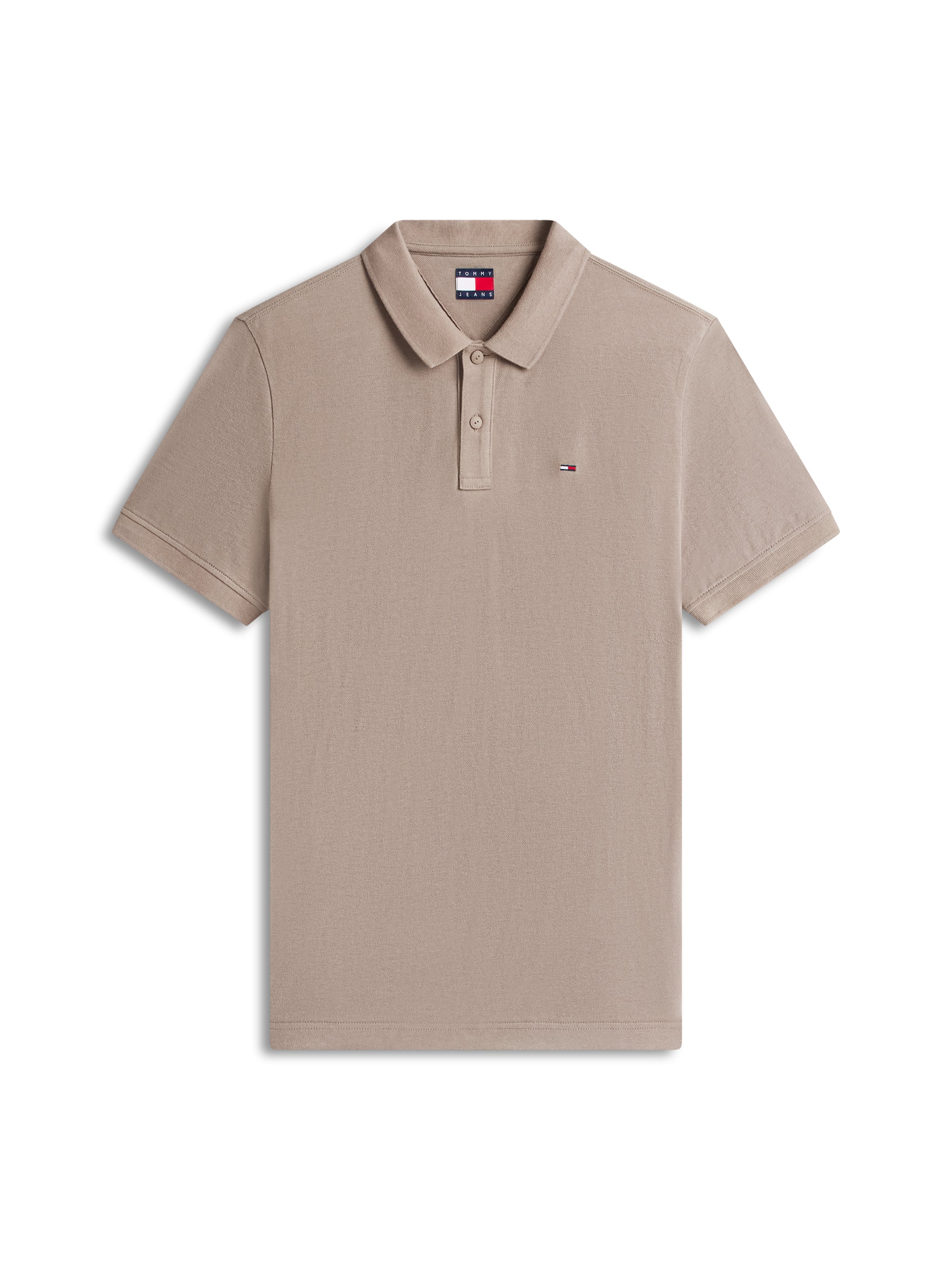 Tommy Jeans Slim Placket Flag Polo Shirt 20676