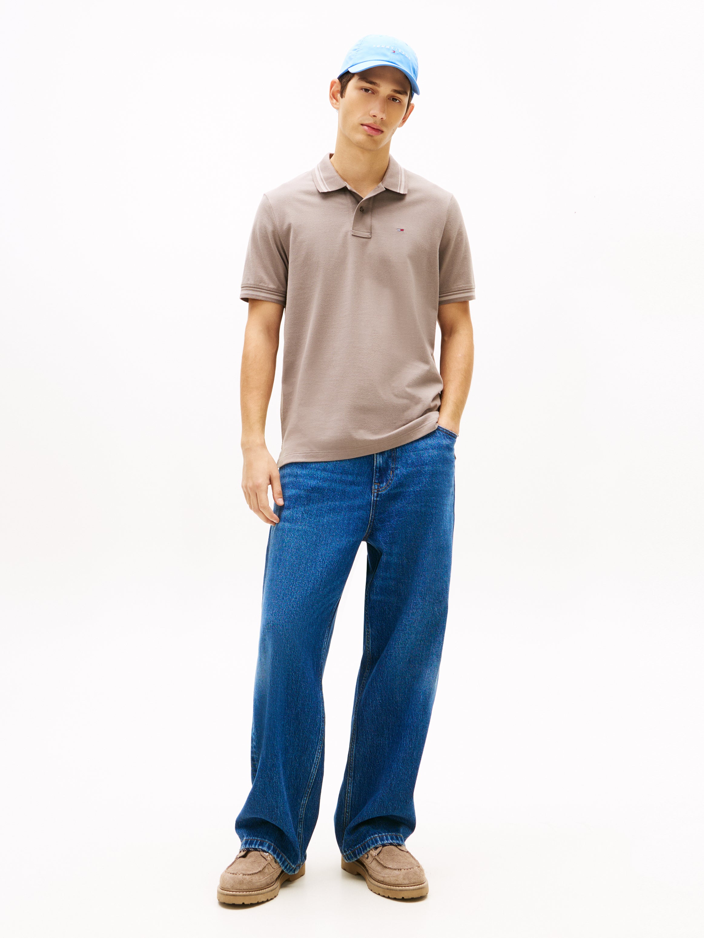 Tommy Jeans Flag Tipped Polo Shirt 22700