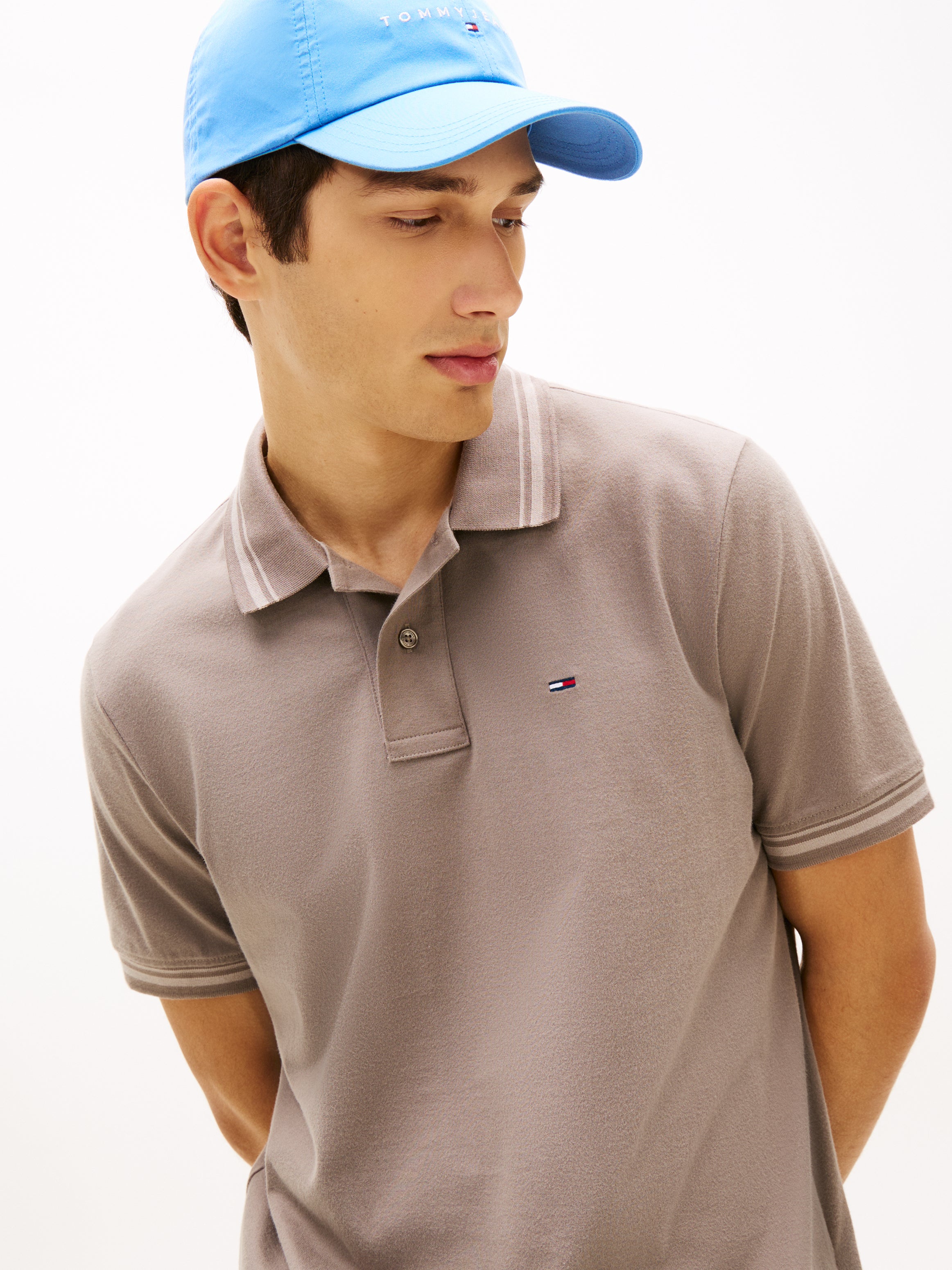 Tommy Jeans Flag Tipped Polo Shirt 22700