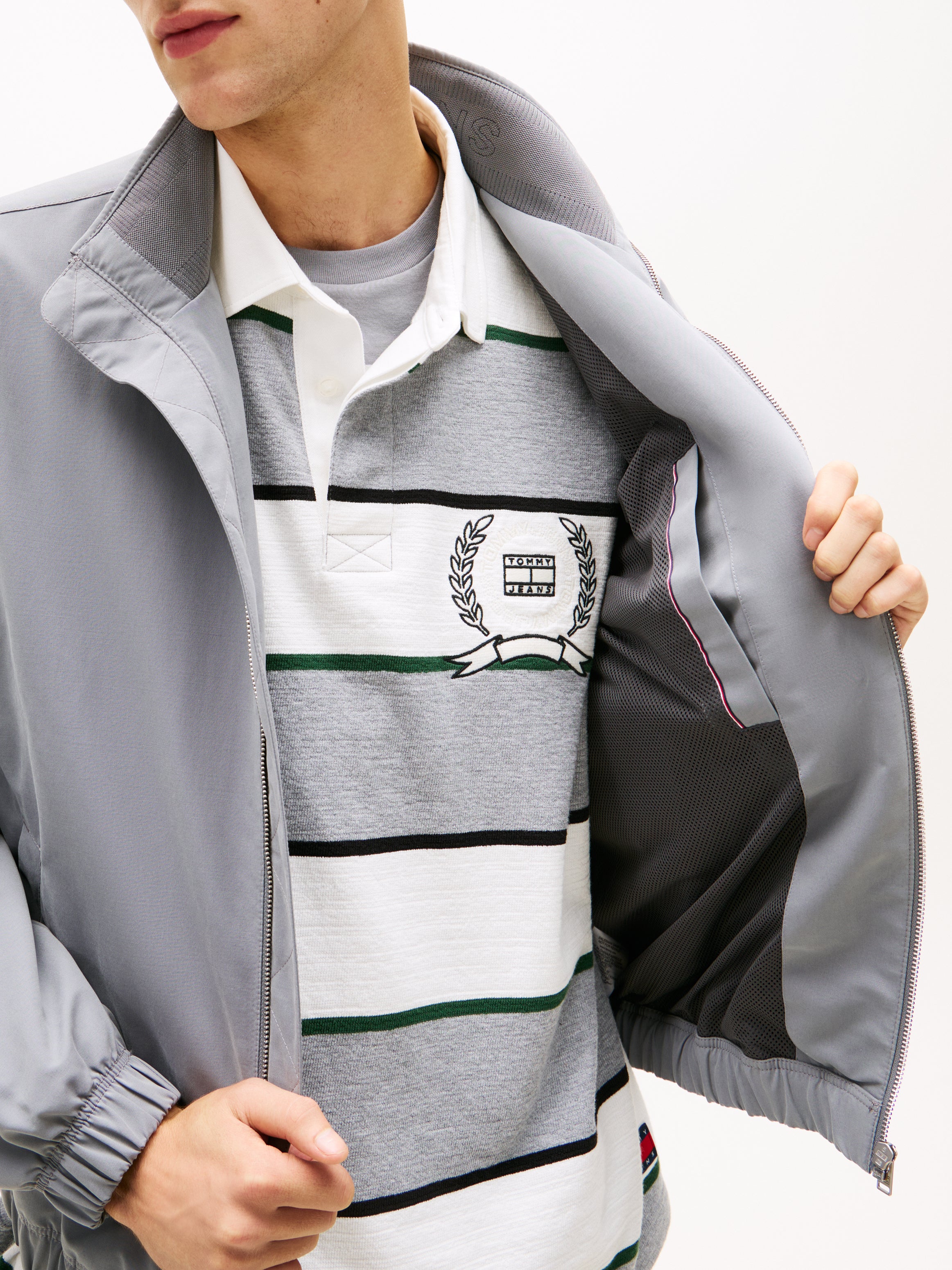 Tommy Jeans Collar Logo Zip-Thru Jacket 22720