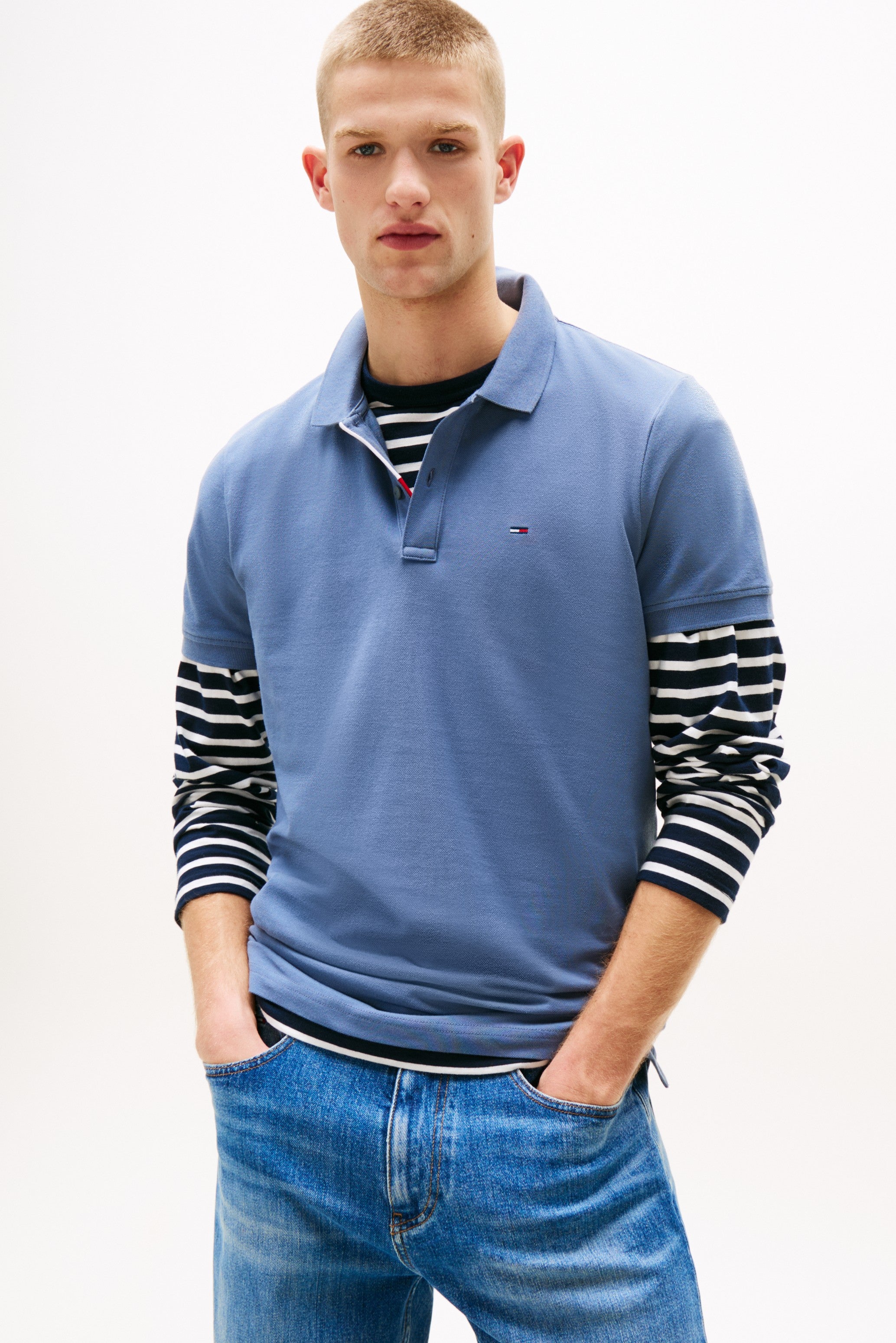 Tommy Jeans Slim Placket Polo
