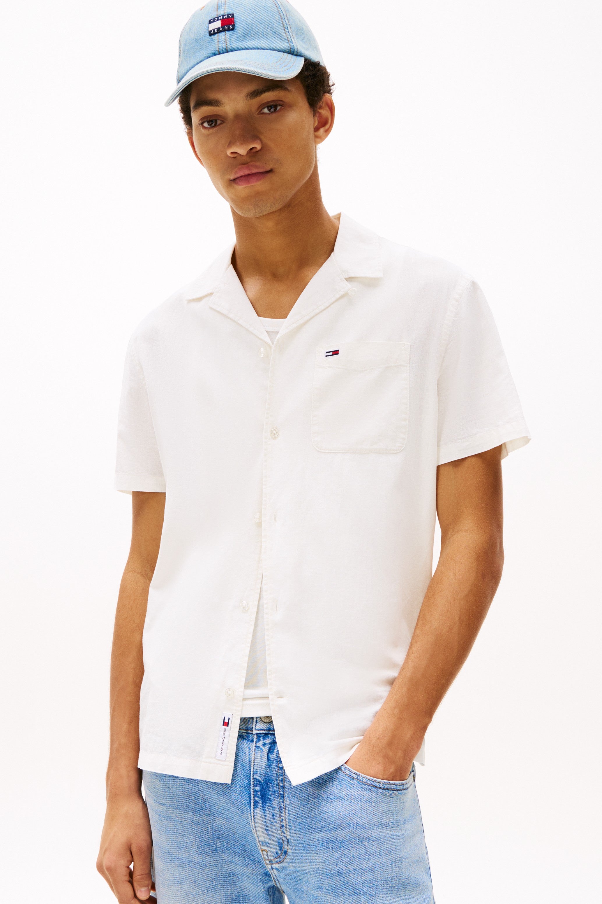 Tommy Jeans Camping Short Sleeve Linen Shirt