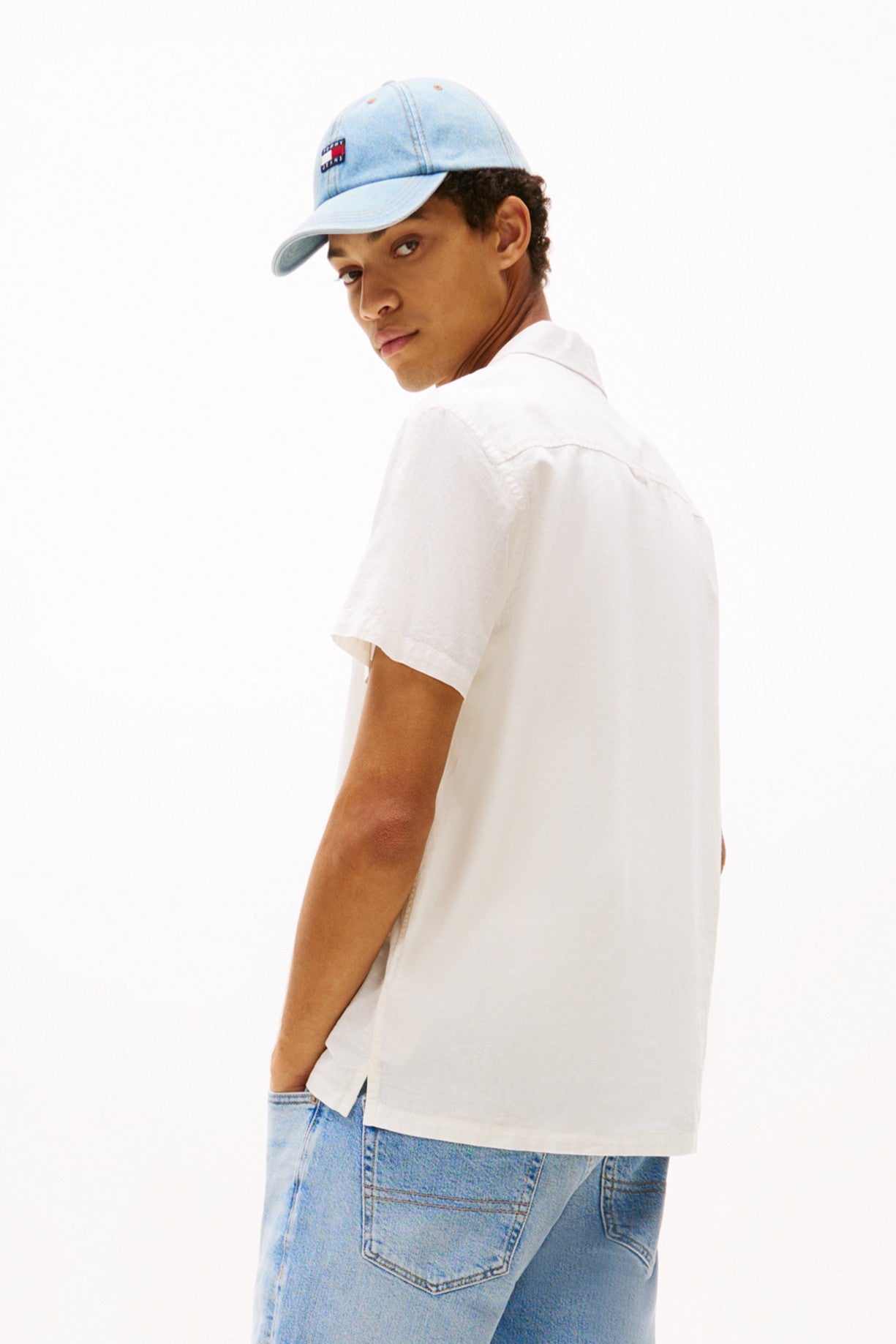 Tommy Jeans Camping Short Sleeve Linen Shirt