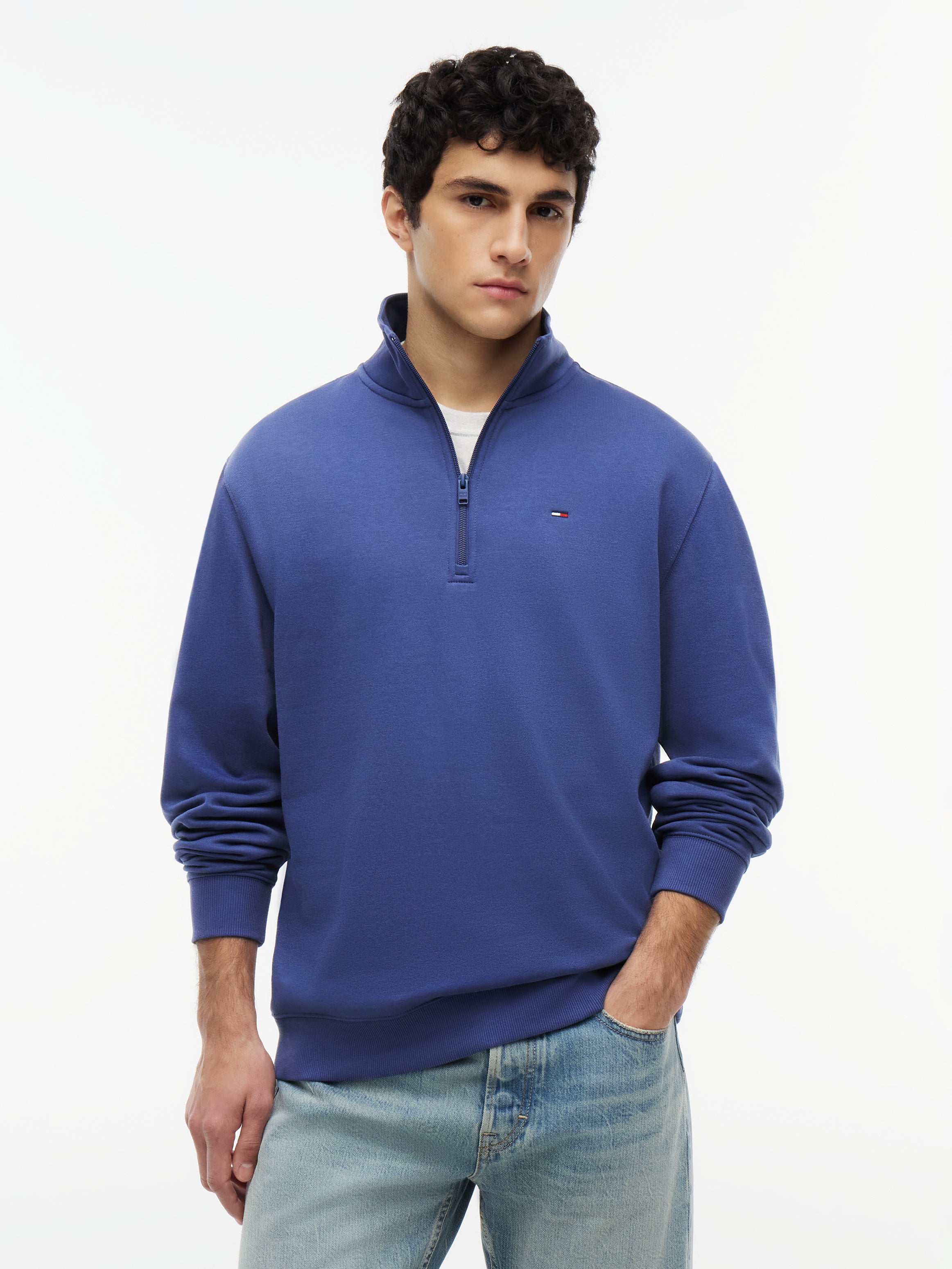 Tommy Jeans Regular Fleece 1/4 Zip Sweatshirt 20339