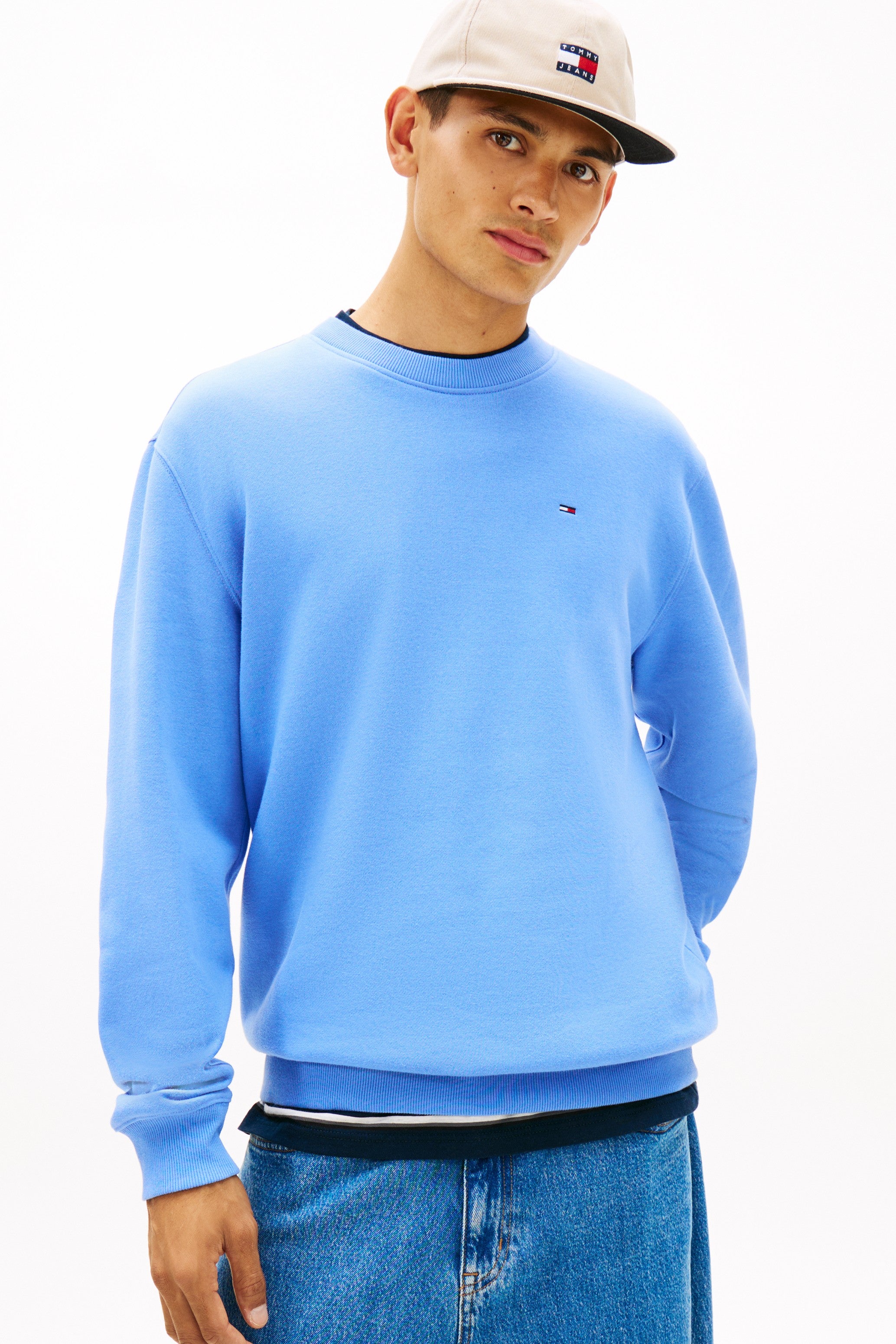 Tommy Jeans Brushed Fleece Crew Sweater 20741