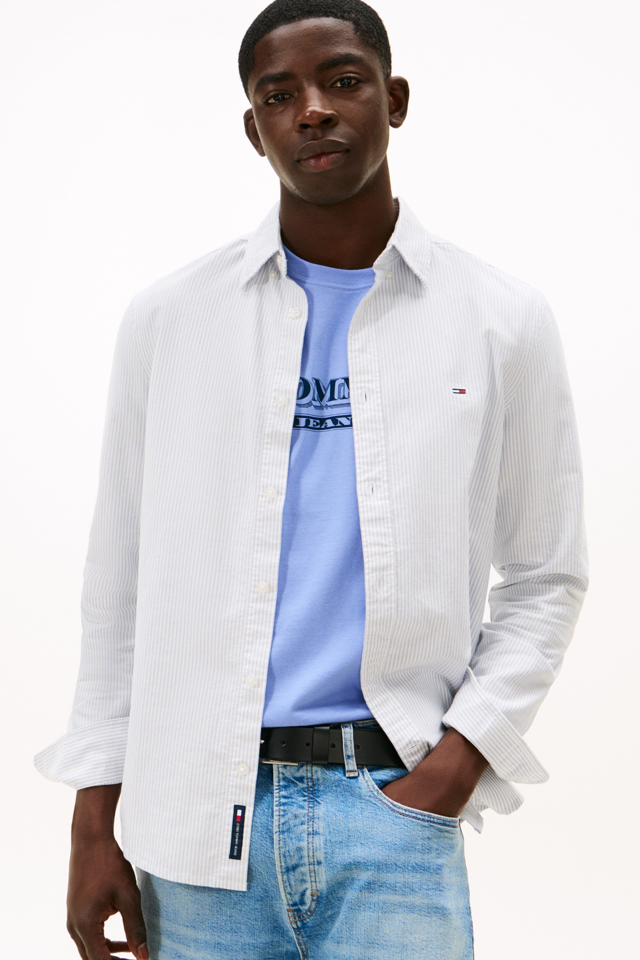 Tommy Jeans Slim Stripe Oxford Shirt 20668