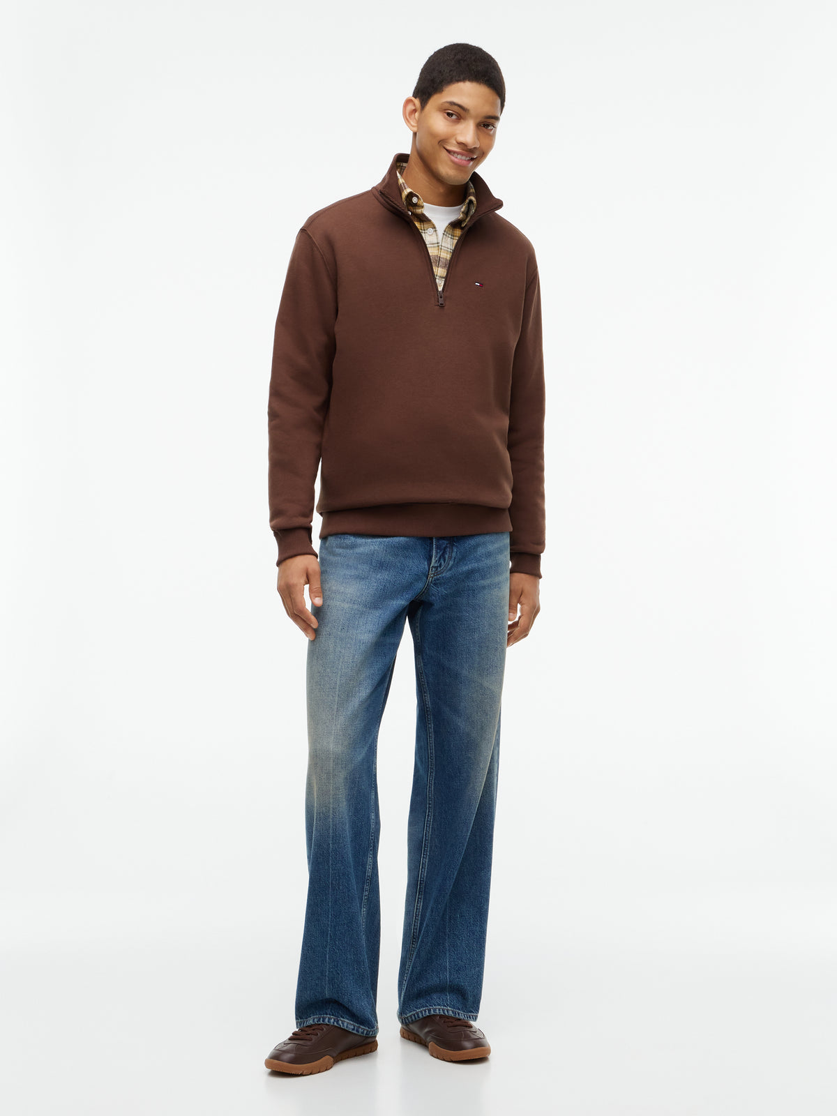 Tommy Jeans Regular Fleece 1/4 Zip Sweater 20339
