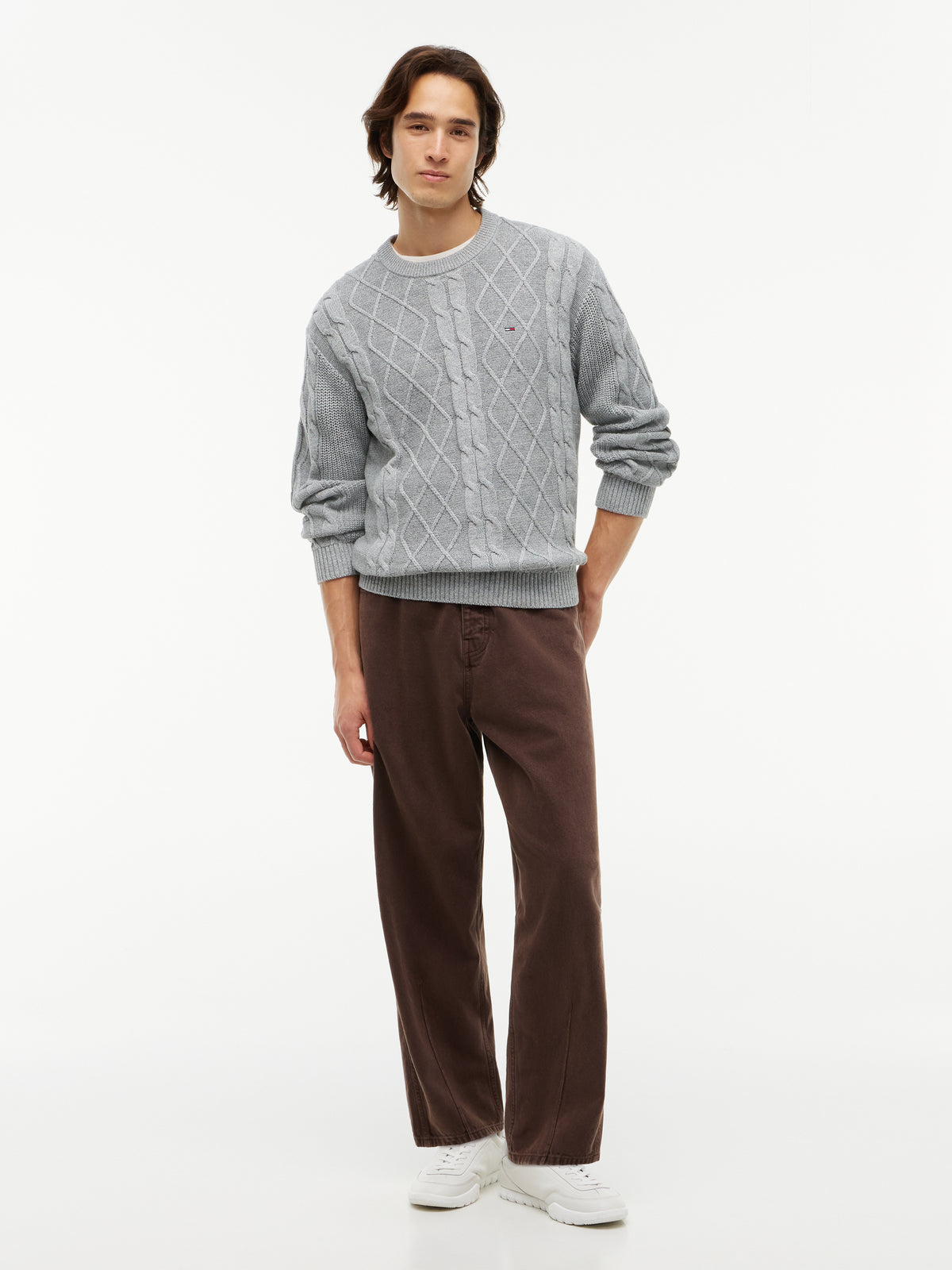 Tommy Jeans Classic Cable Knit Sweater 23405