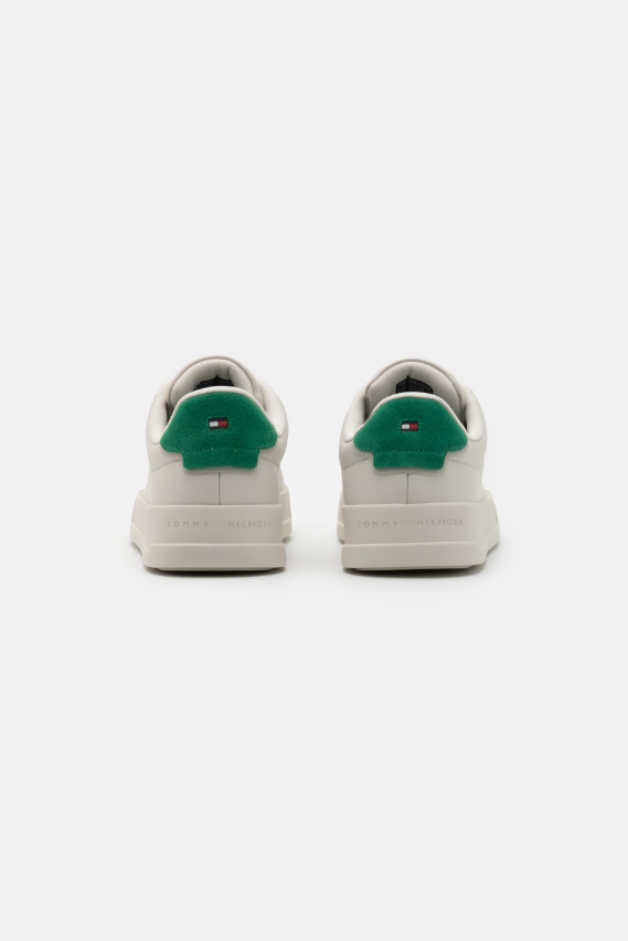 Tommy Hilfiger Court Leather Detail Sneaker