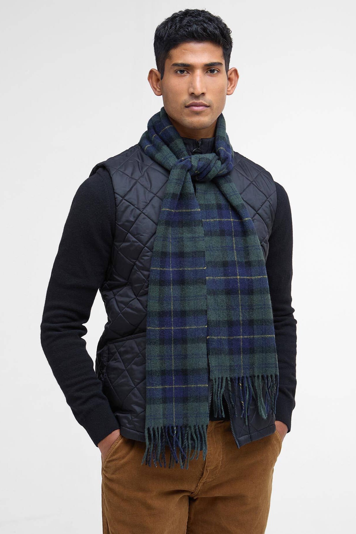 Barbour Tartan Lambswool Scarf USC0001