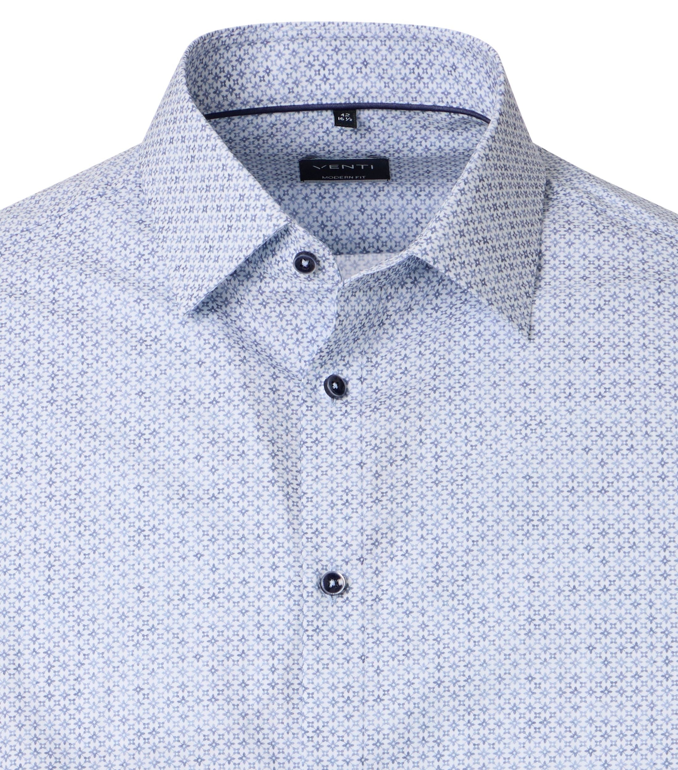 Venti Kent Modern Fit Print City Shirt 226110260