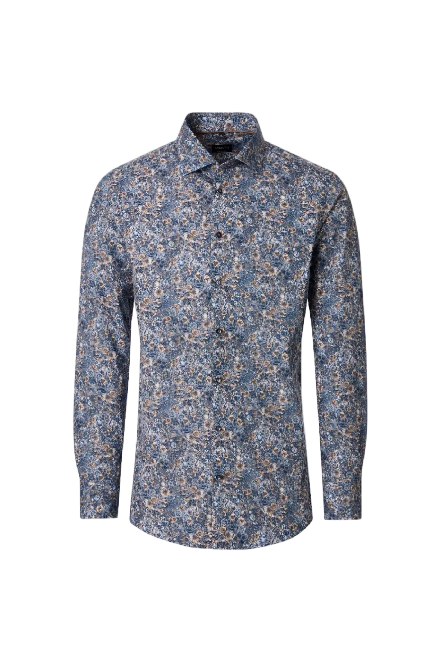 Venti Kent Modern Fit Flower Pint Shirt 226110420