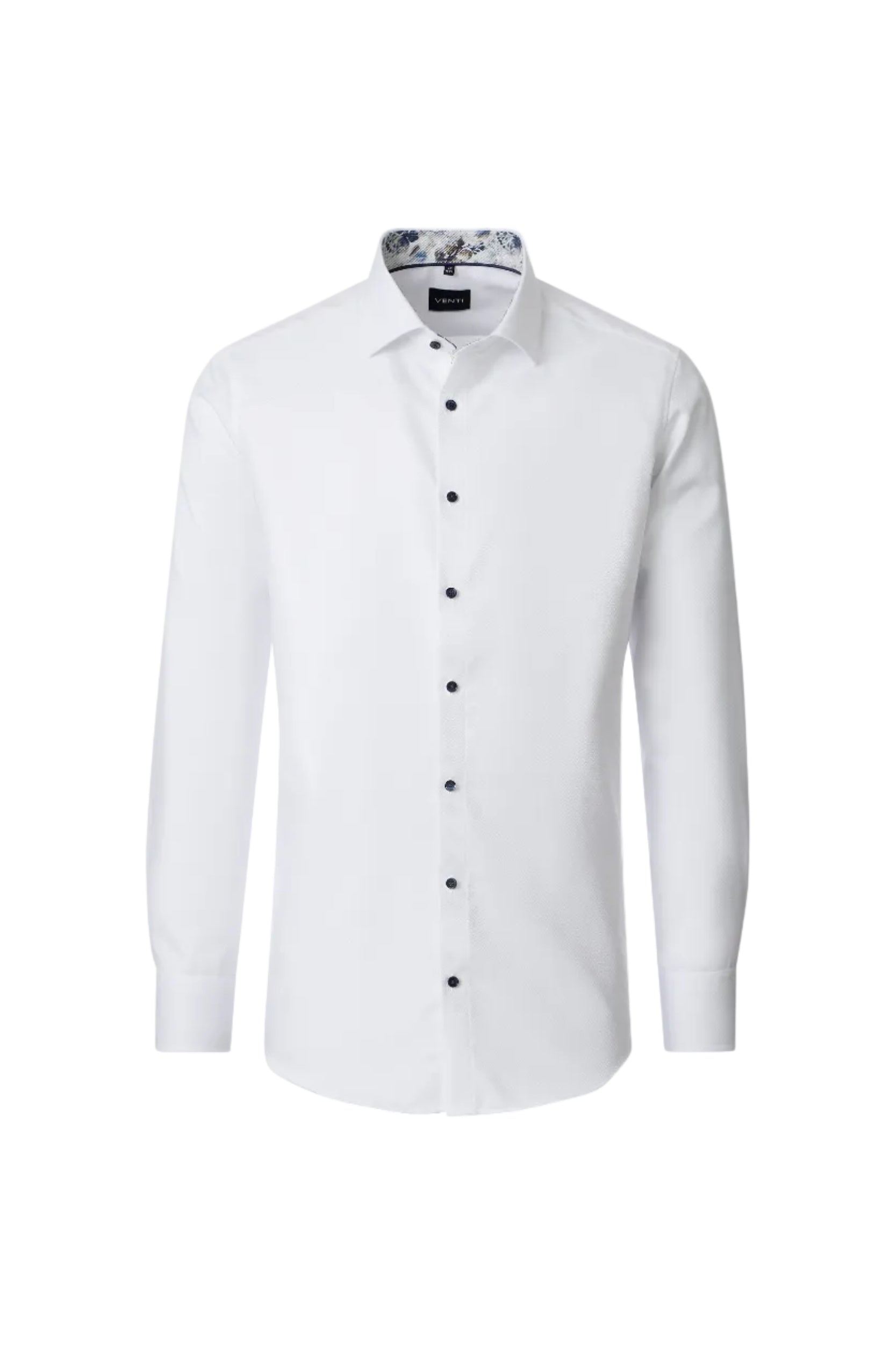 Venti Kent Textured Modern Fit Shirt 22611159