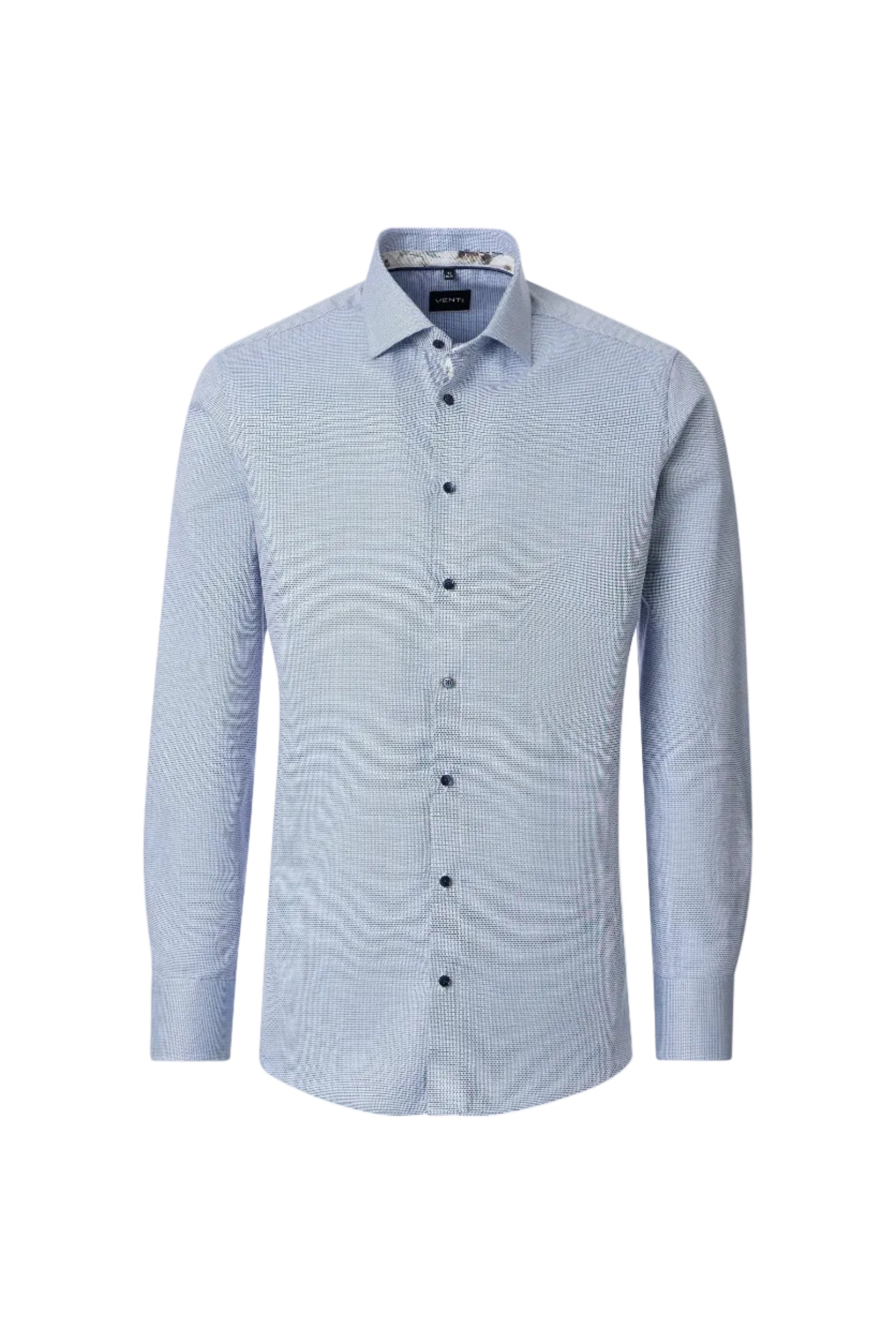 Venti Kent Textured Modern Fit Shirt 22611164