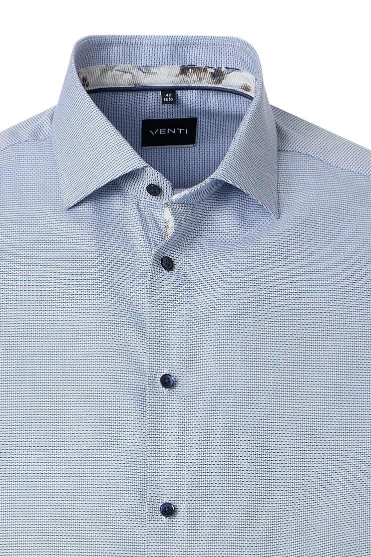 Venti Kent Textured Modern Fit Shirt 22611164