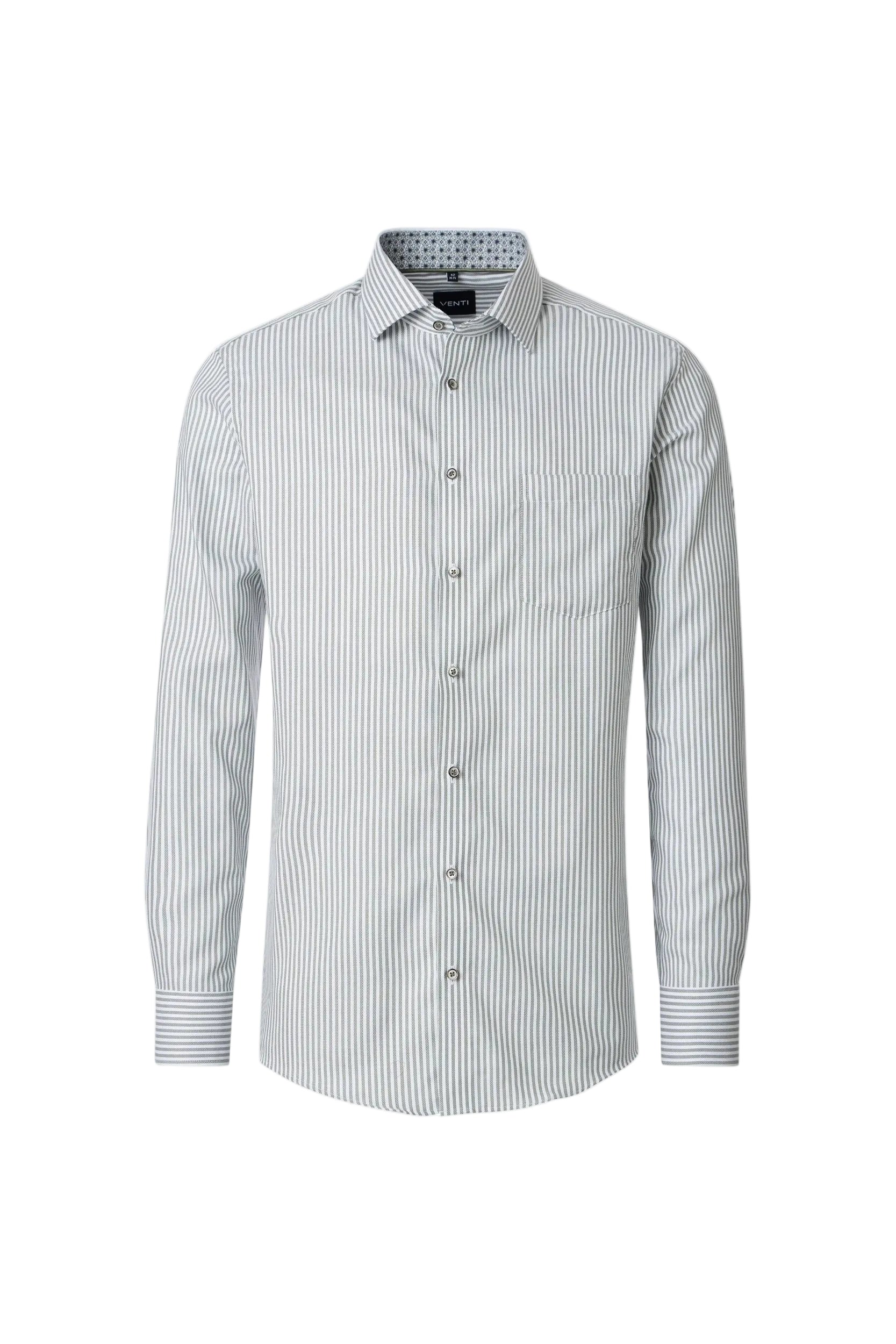 Venti Kent Modern Fit Stripe Shirt 22611176