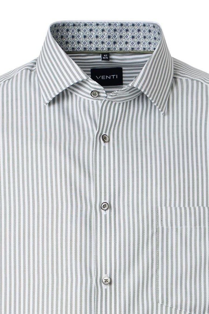 Venti Kent Modern Fit Stripe Shirt 22611176