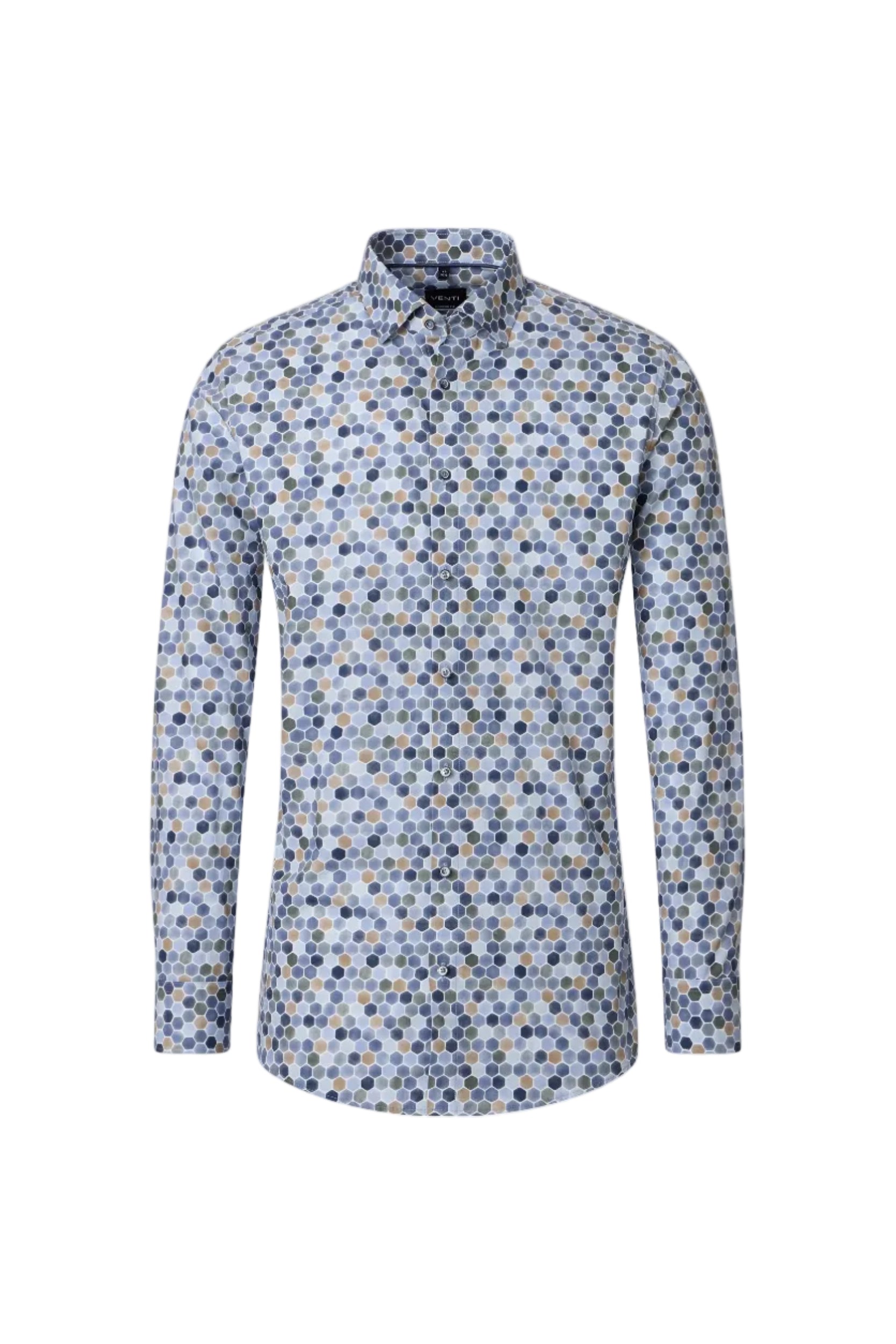 Venti Modern Fit Print Shirt 226110980