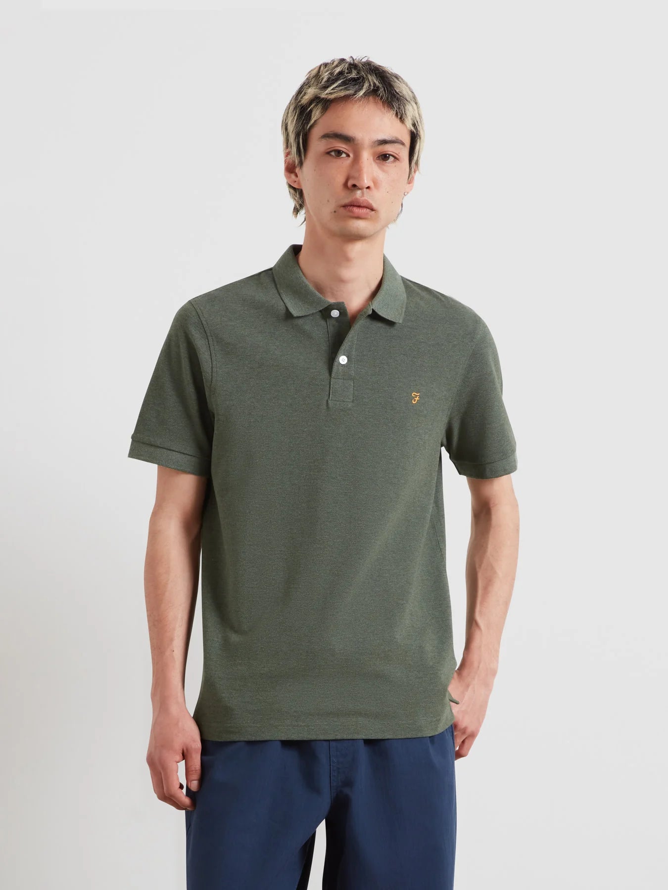 Farah Cunningham Short Sleeve Polo Shirt