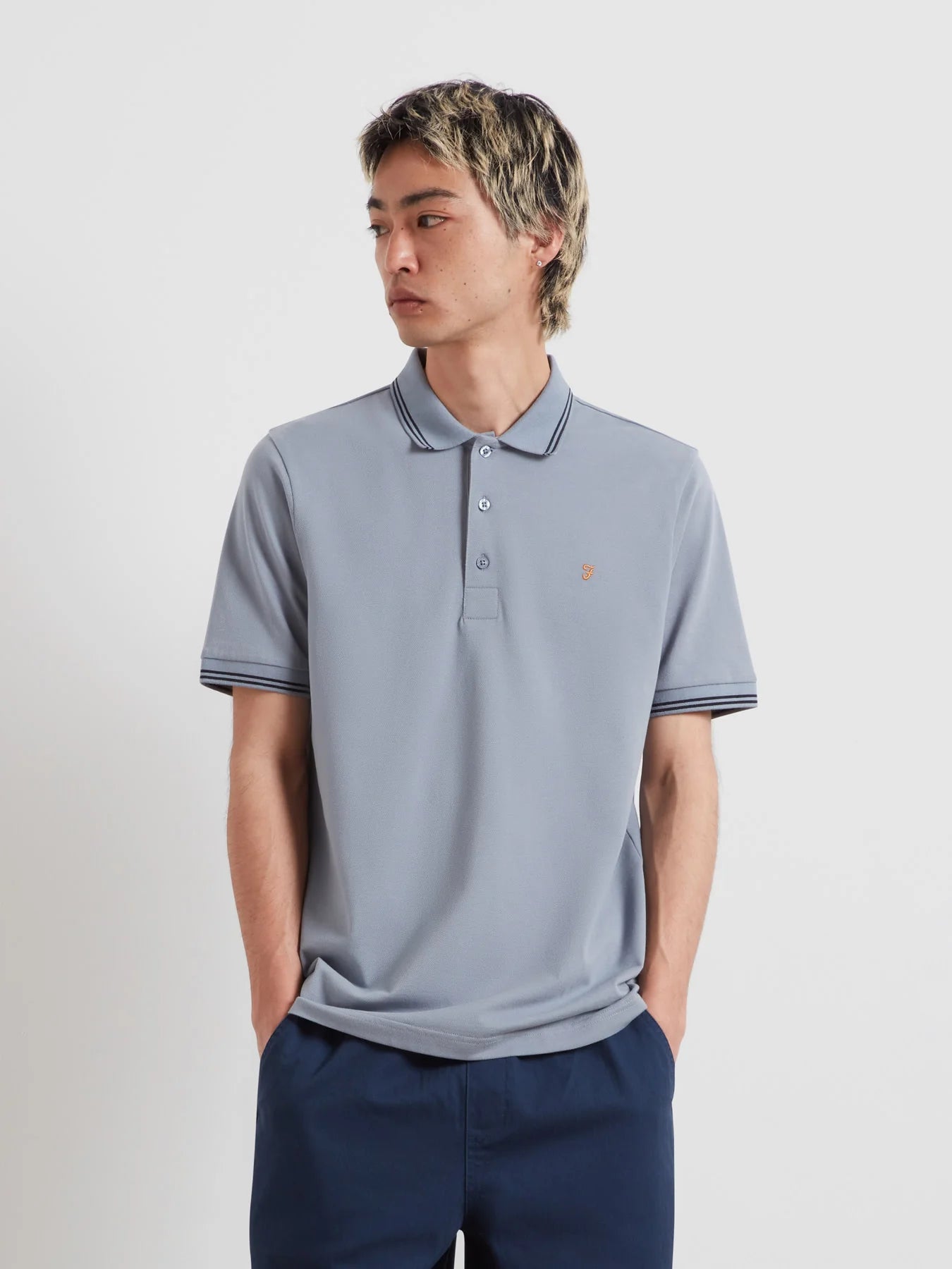Farah Bowes Tipped Polo Shirt
