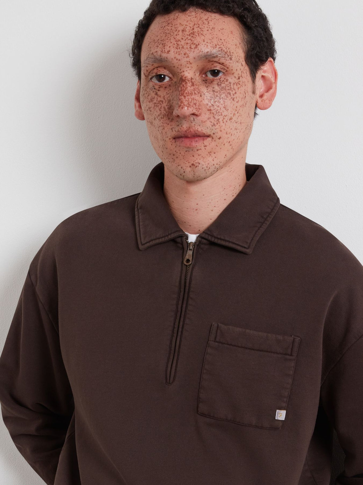 Farah Bellvue Quarter Zip Sweatshirt