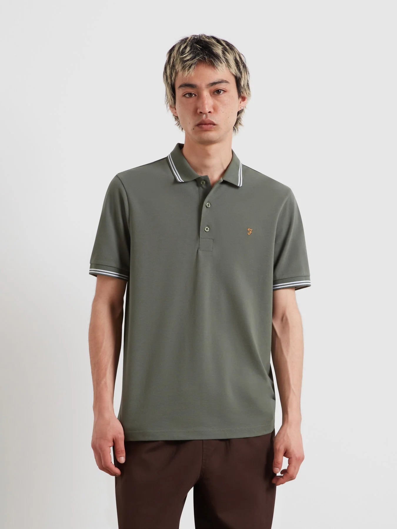 Farah Bowes Tipped Polo Shirt