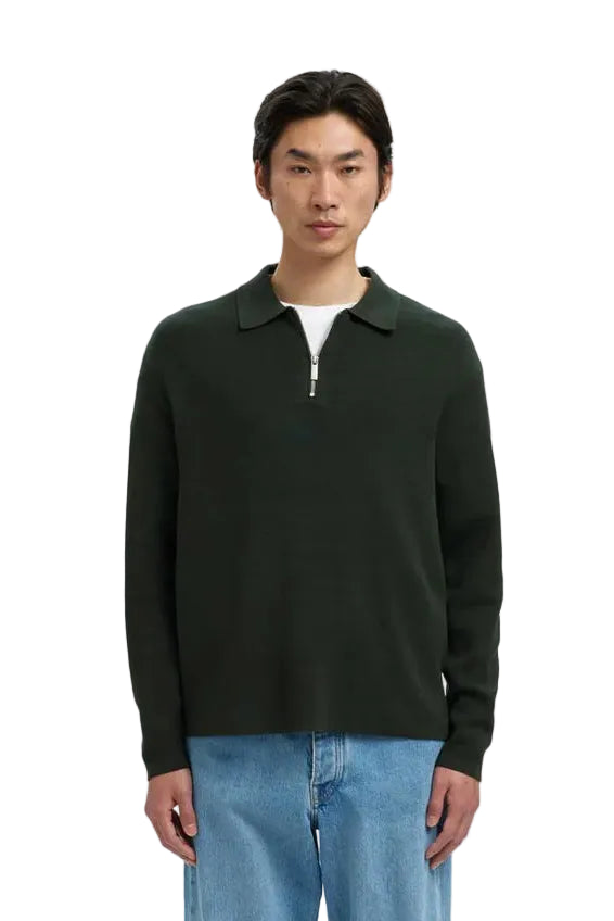 Selected Homme L/S Zip Pullover Knit 16099571