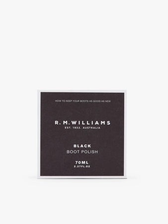 RM Williams Stockman's Leather Boot Polish Black
