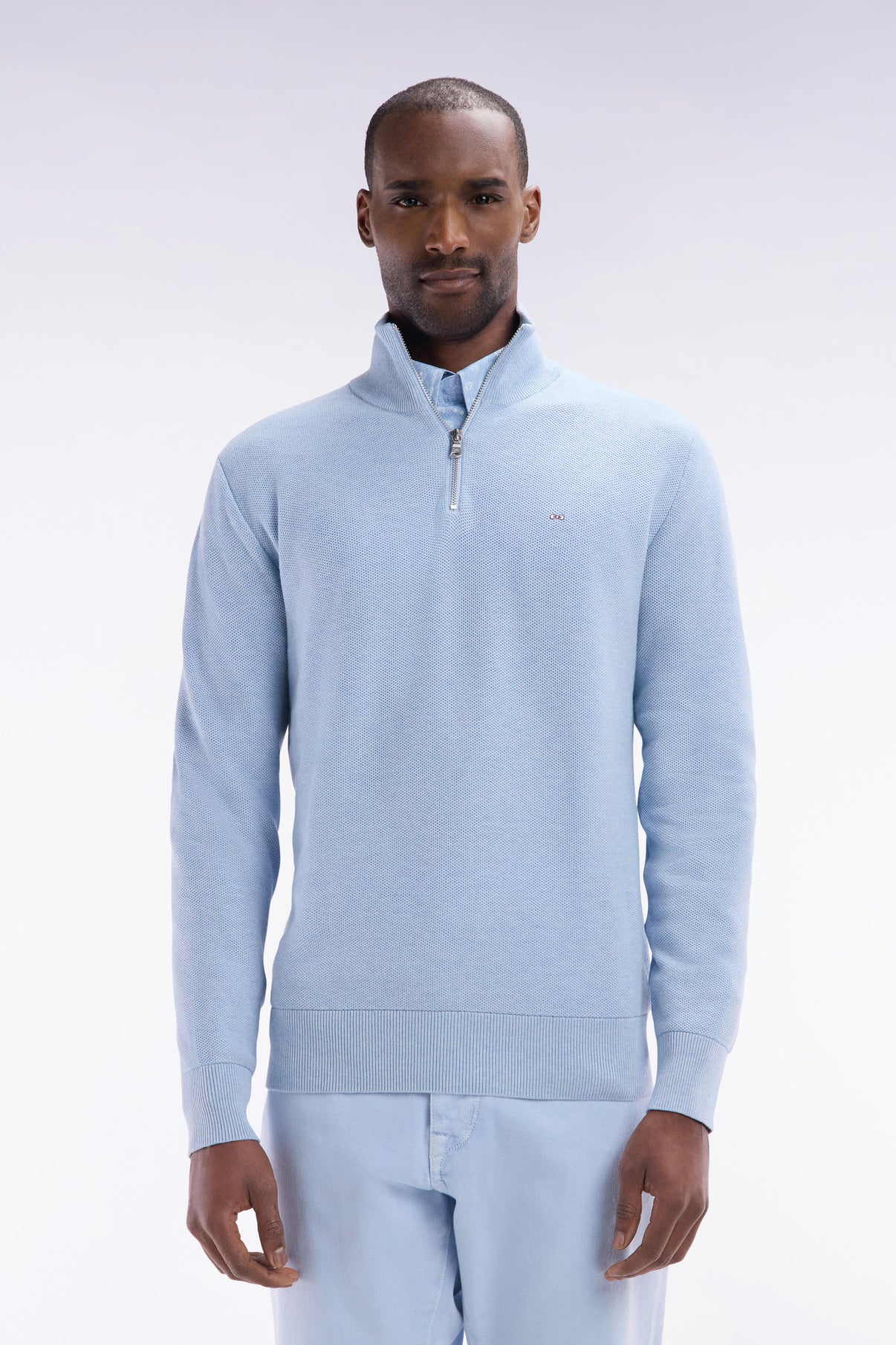 Eden Park Straight Fit Trucker Collar Jumper