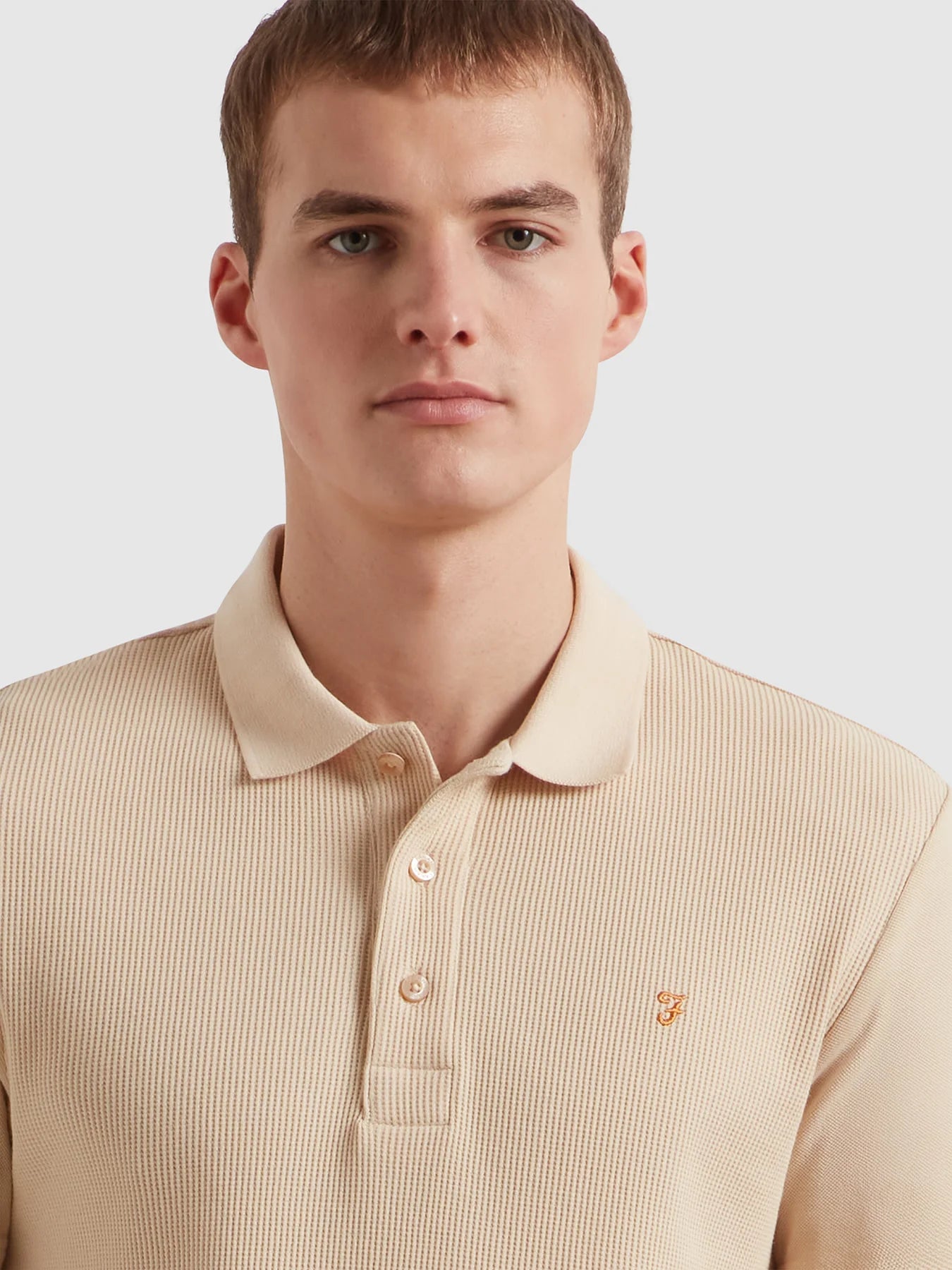 Farah Forester Textured Polo Shirt