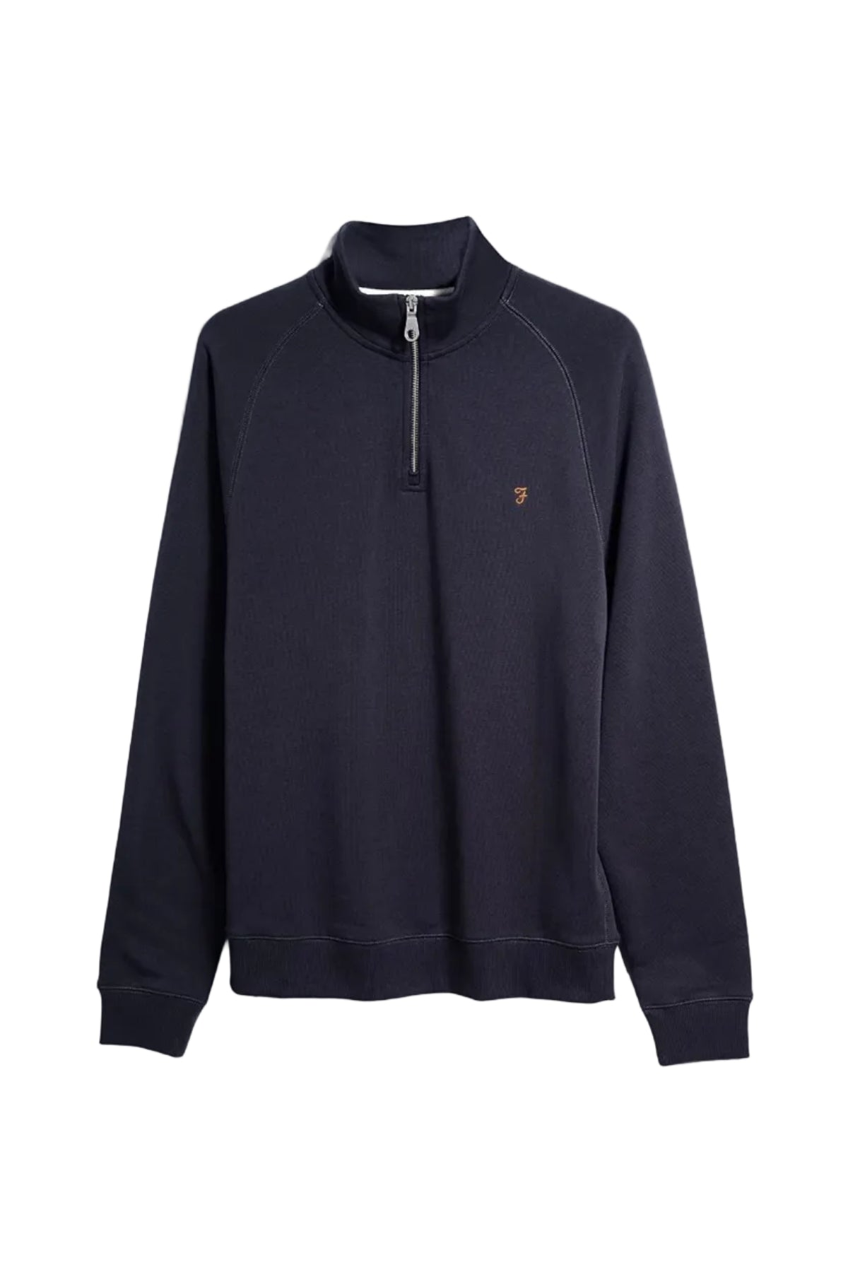 Farah Jim Cotton Quarter Zip Sweatshirt
