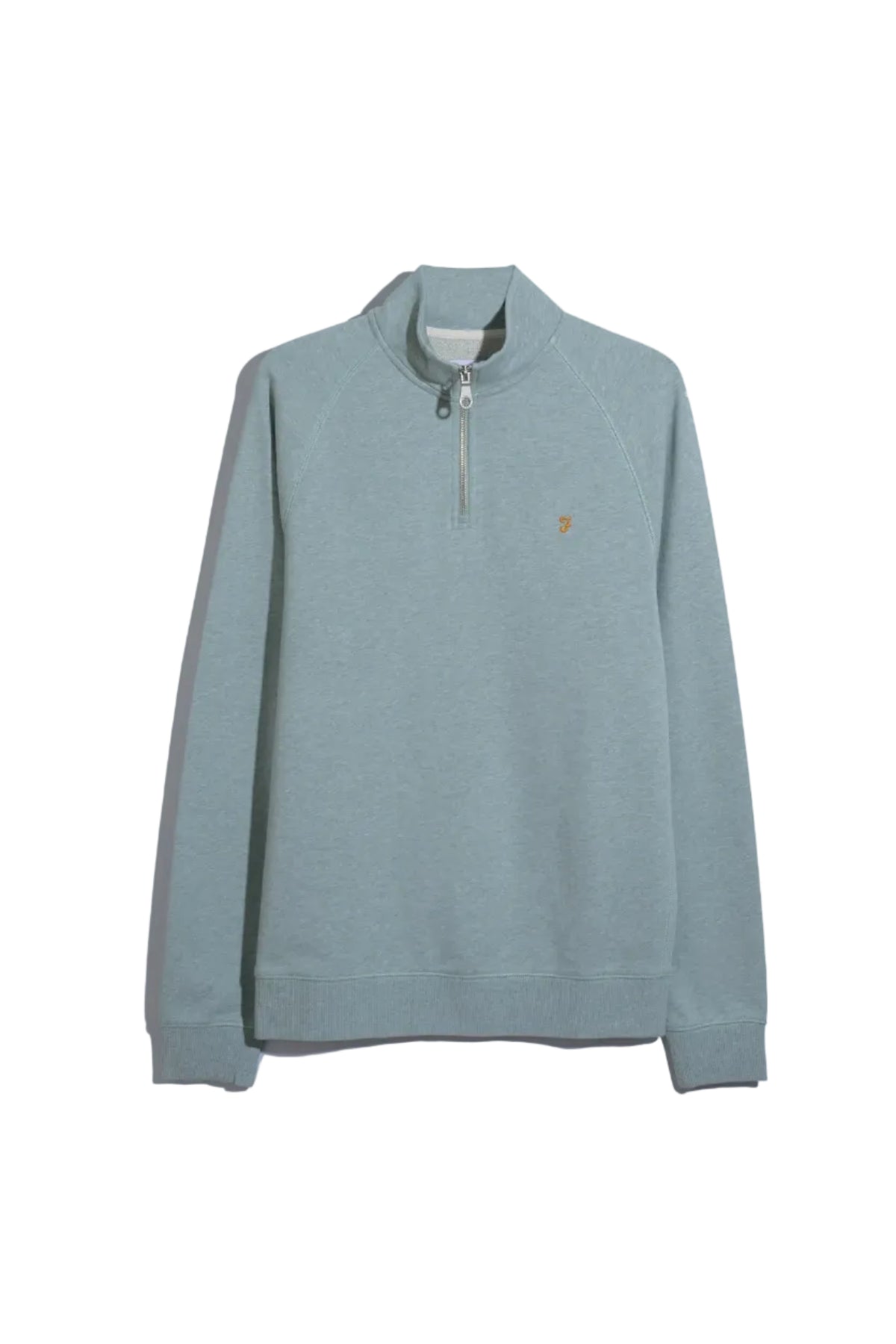 Farah Jim Cotton Quarter Zip Sweatshirt