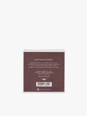 RM Williams Stockman's Leather Boot Polish Chestnut