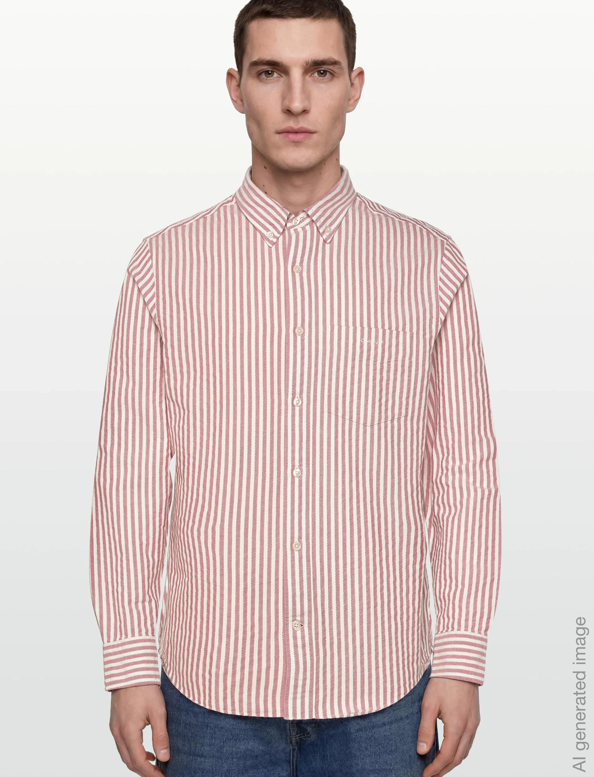 Gant Regular Textured Stripe Shirt 3260004