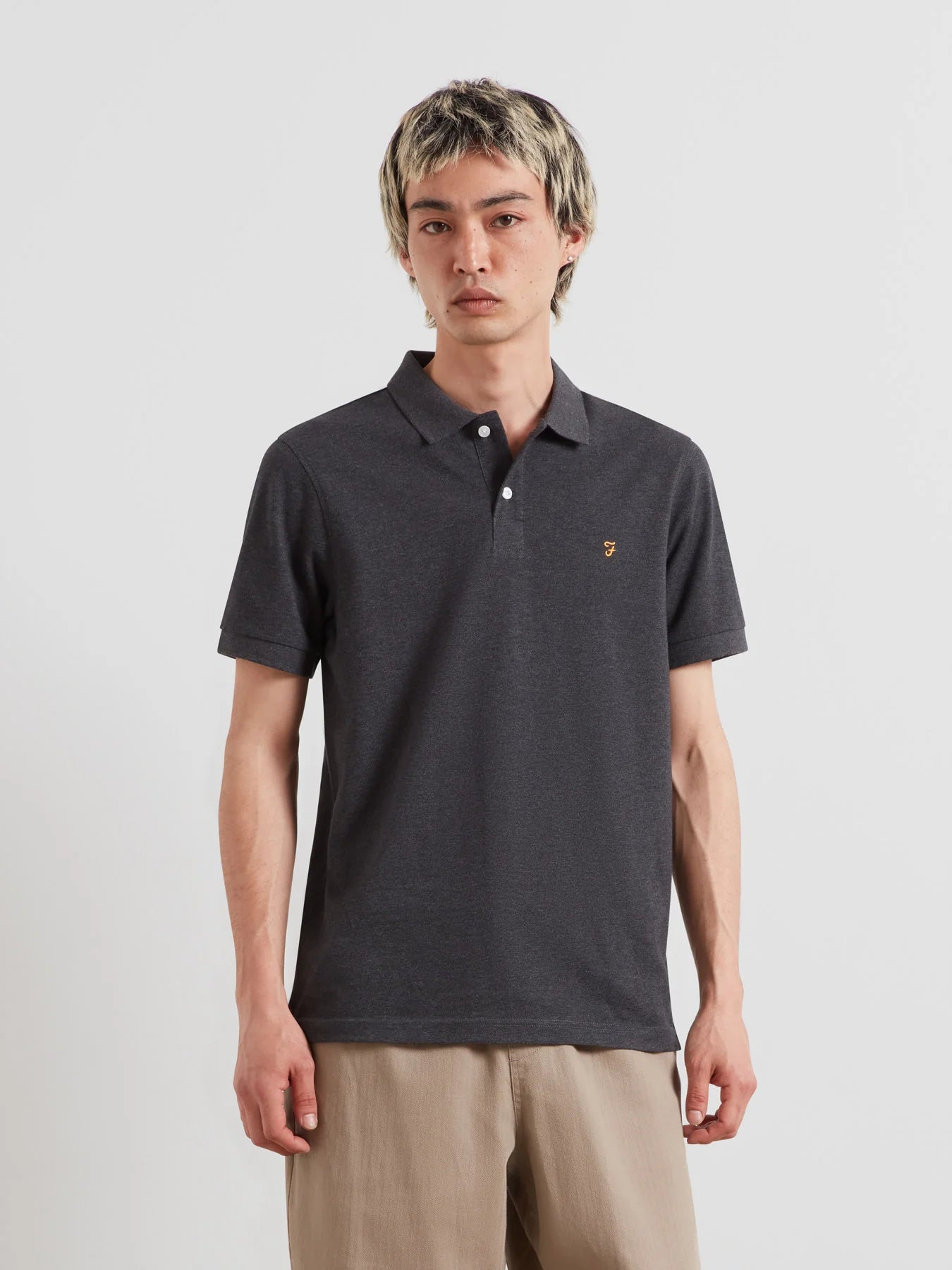 Farah Cunningham Short Sleeve Polo Shirt