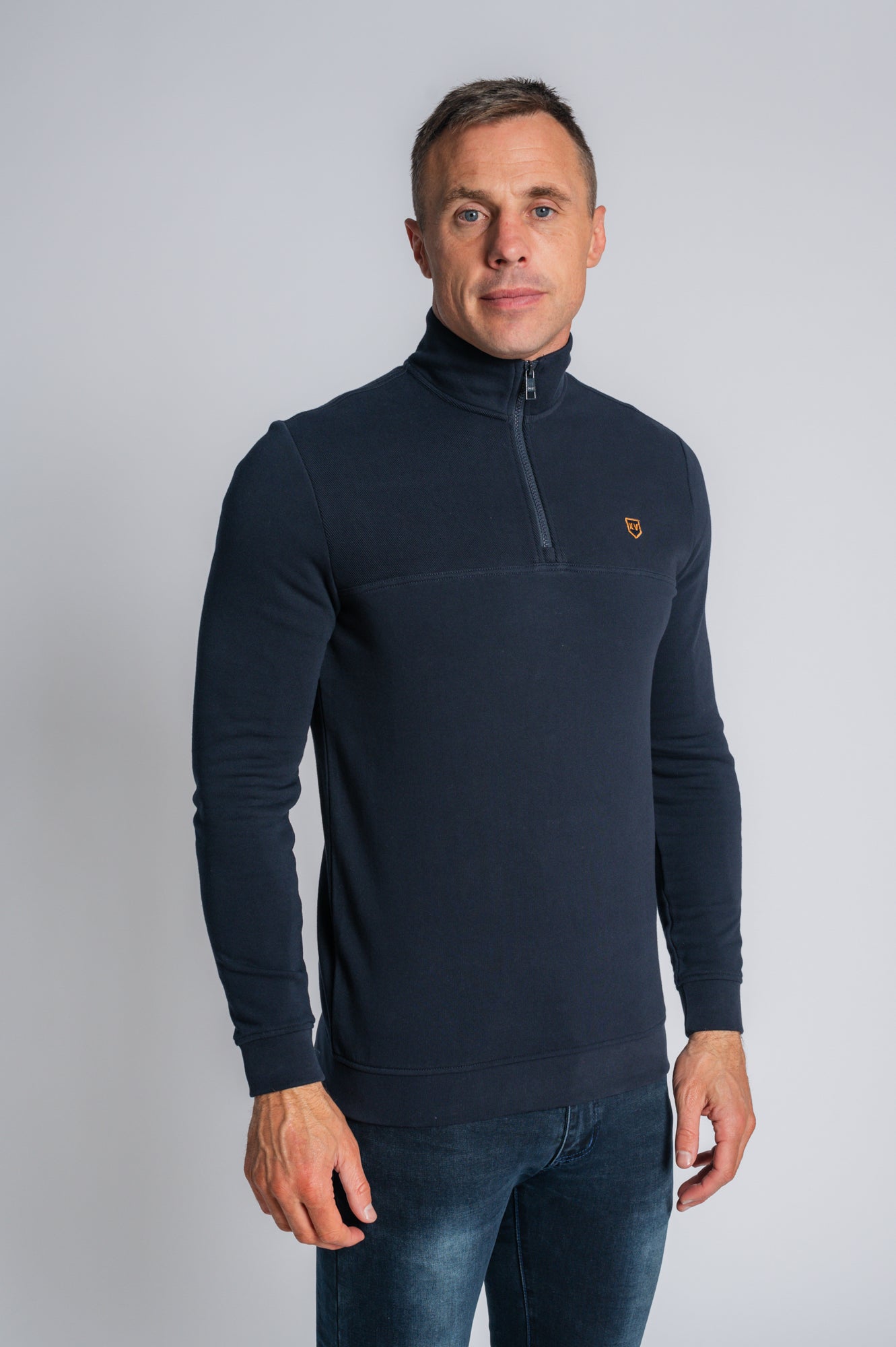 Tommy Bowe XV Kings Narbonne 1/4 Zip Sweat Shirt