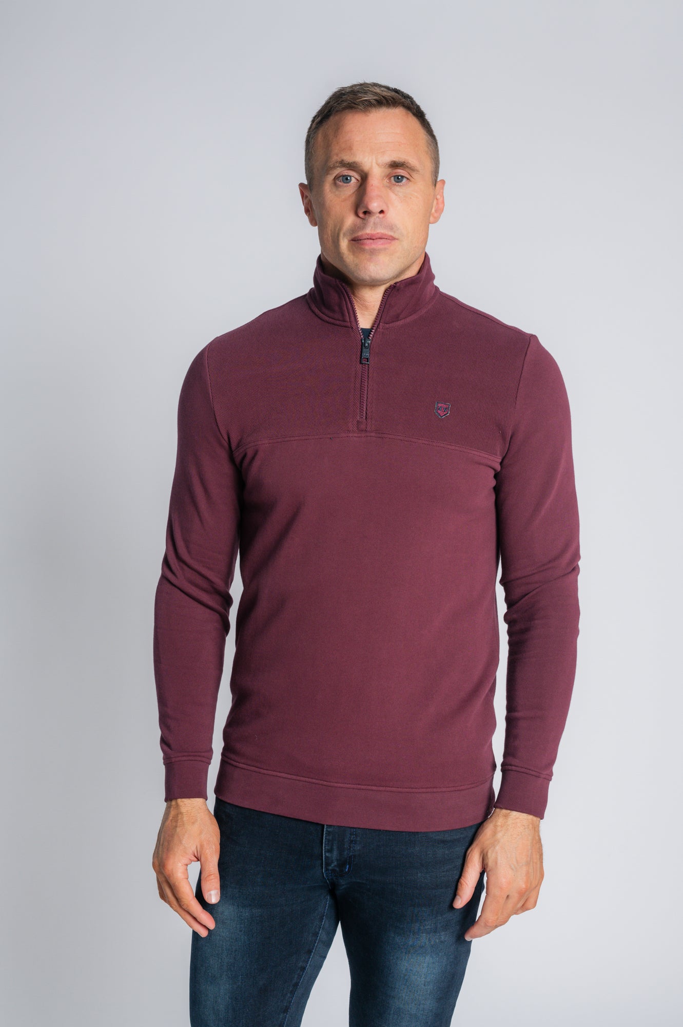 Tommy Bowe XV Kings Narbonne 1/4 Zip Sweat Shirt