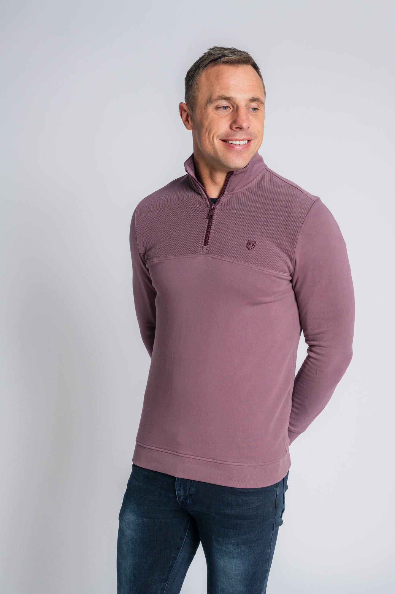 Tommy Bowe XV Kings Narbonne 1/4 Zip Sweat Shirt