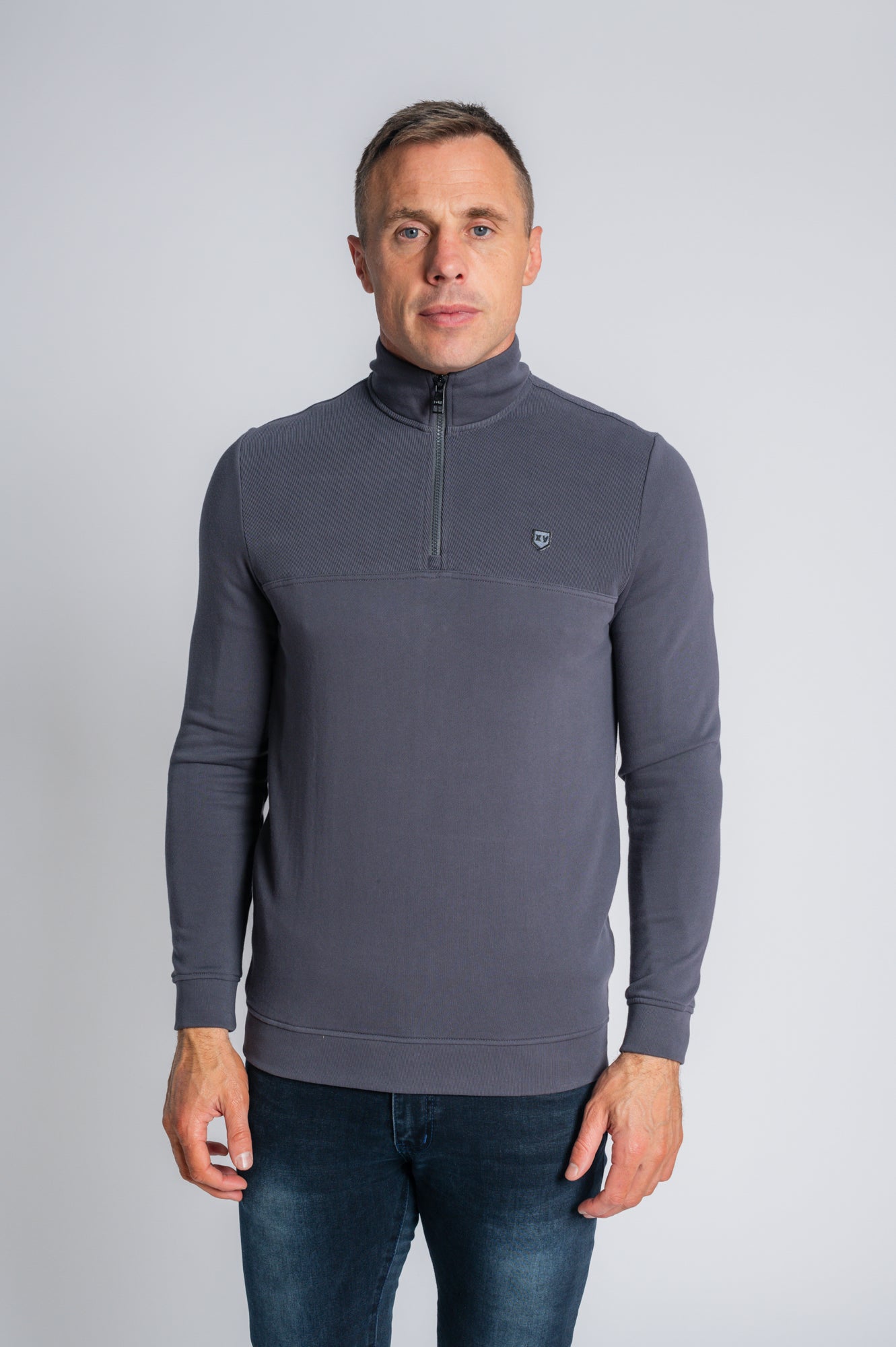 Tommy Bowe XV Kings Narbonne 1/4 Zip Sweat Shirt